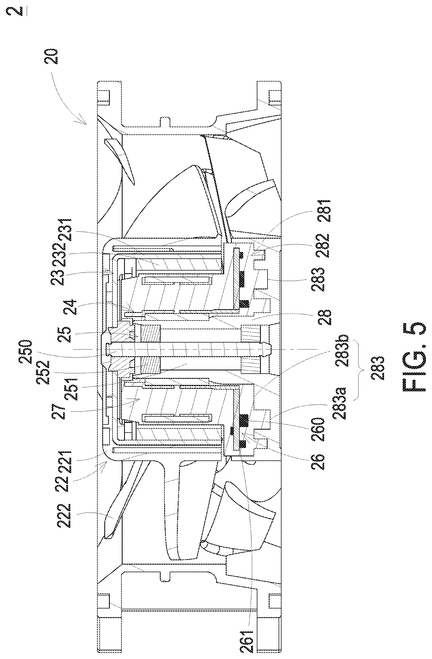 Patent US12098726 Figure 5 – Fan