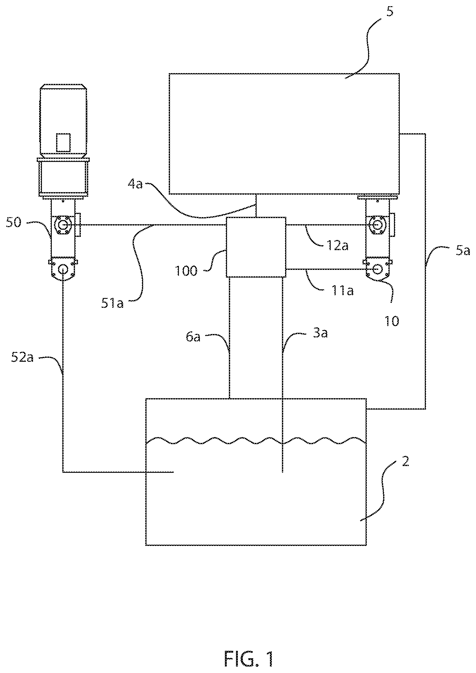 Patent US12098727 Figure 1 – Integrated oil system manifold