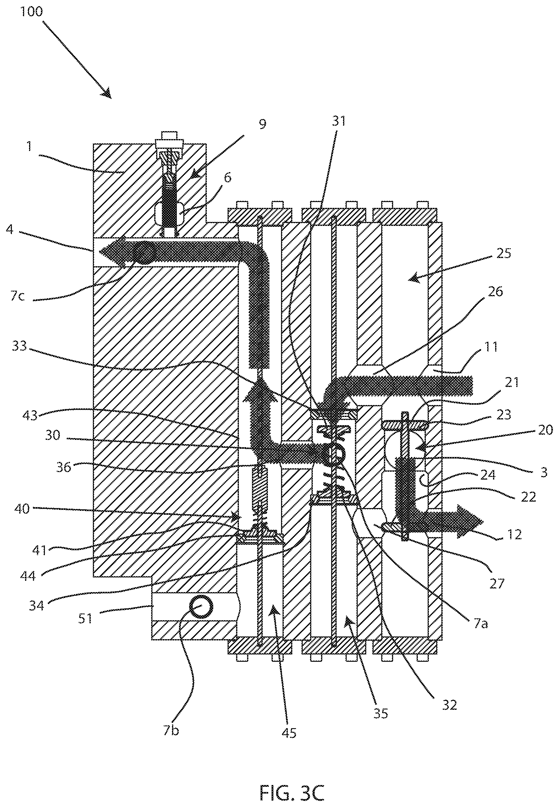 Patent US12098727 Figure 5 – Integrated oil system manifold
