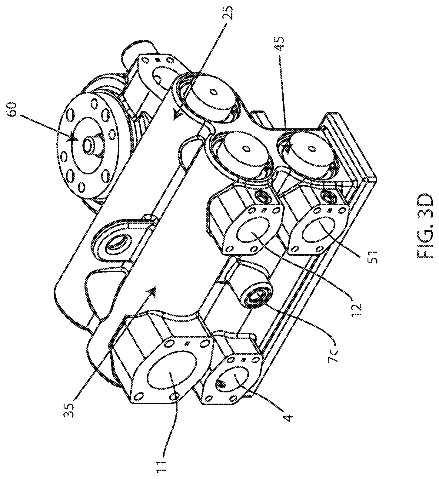 Patent US12098727 Figure 6 – Integrated oil system manifold
