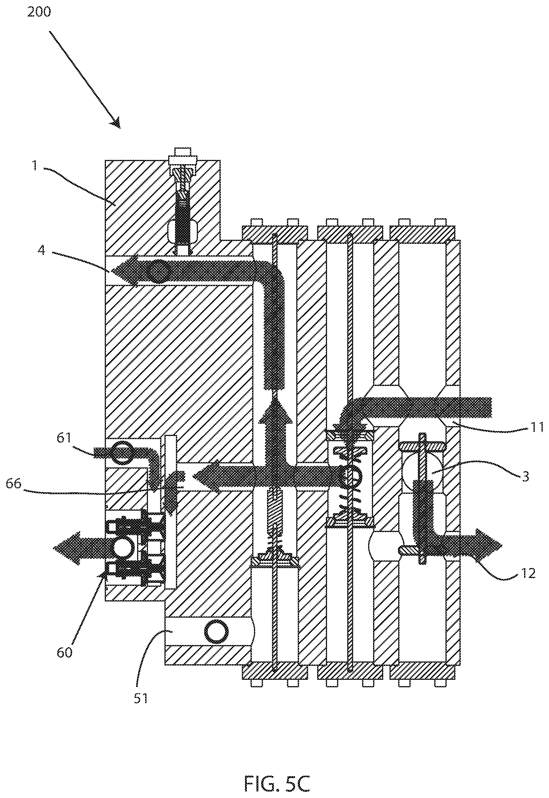Patent US12098727 Figure 14 – Integrated oil system manifold