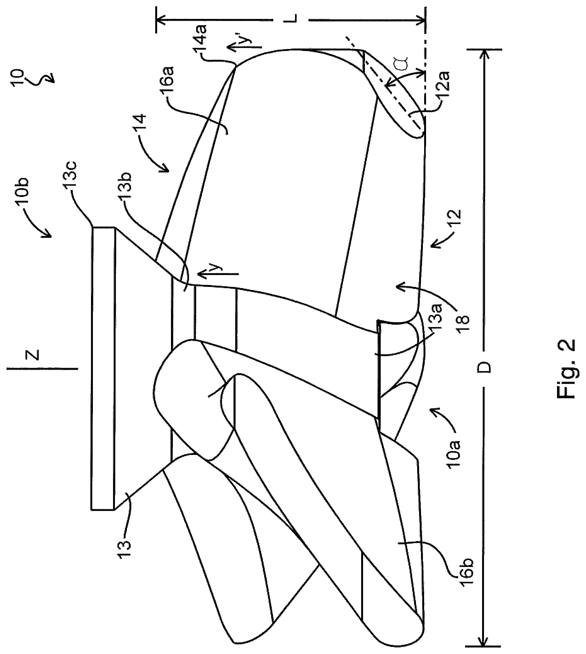 Patent US12098728 Figure 3 – Inducer for a submersible pump for pumping a slurry containing solids and viscous fluids and method of designing same