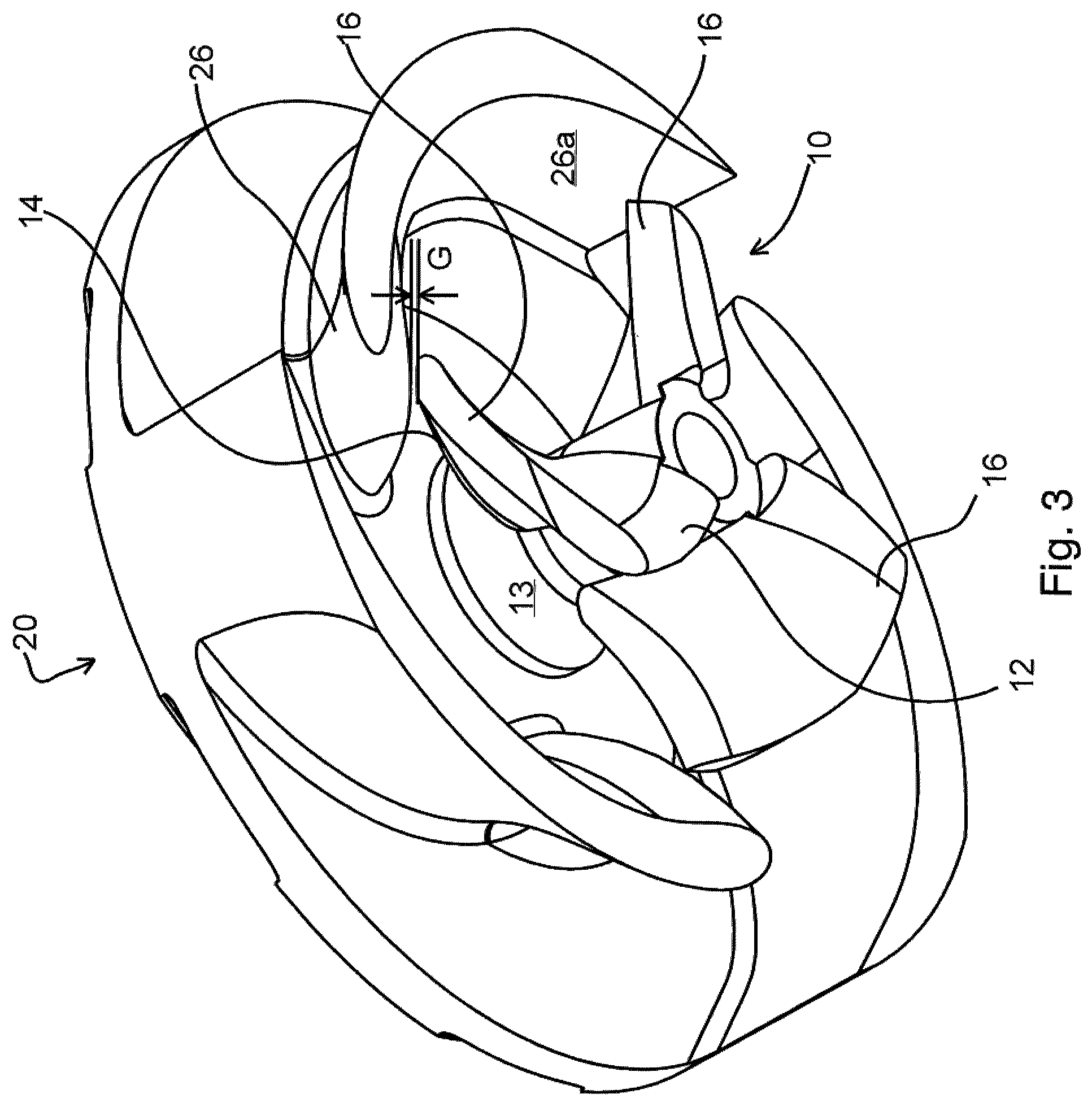 Patent US12098728 Figure 4 – Inducer for a submersible pump for pumping a slurry containing solids and viscous fluids and method of designing same