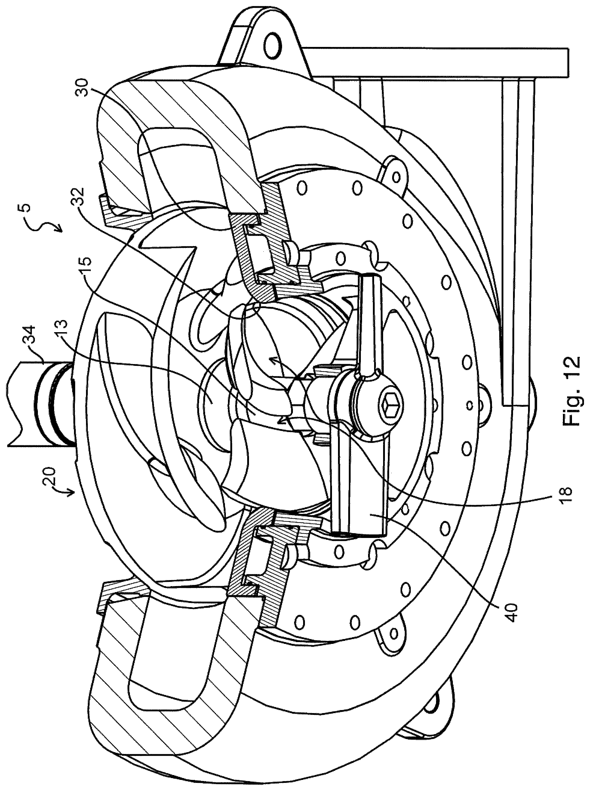 Patent US12098728 Figure 16 – Inducer for a submersible pump for pumping a slurry containing solids and viscous fluids and method of designing same
