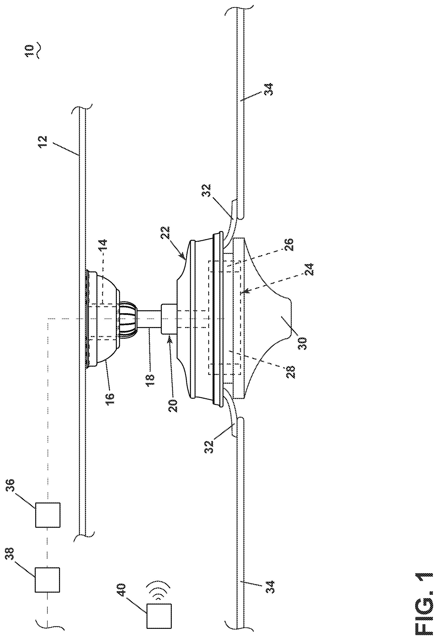 Patent US12098729 Figure 1 – Ceiling fan blade