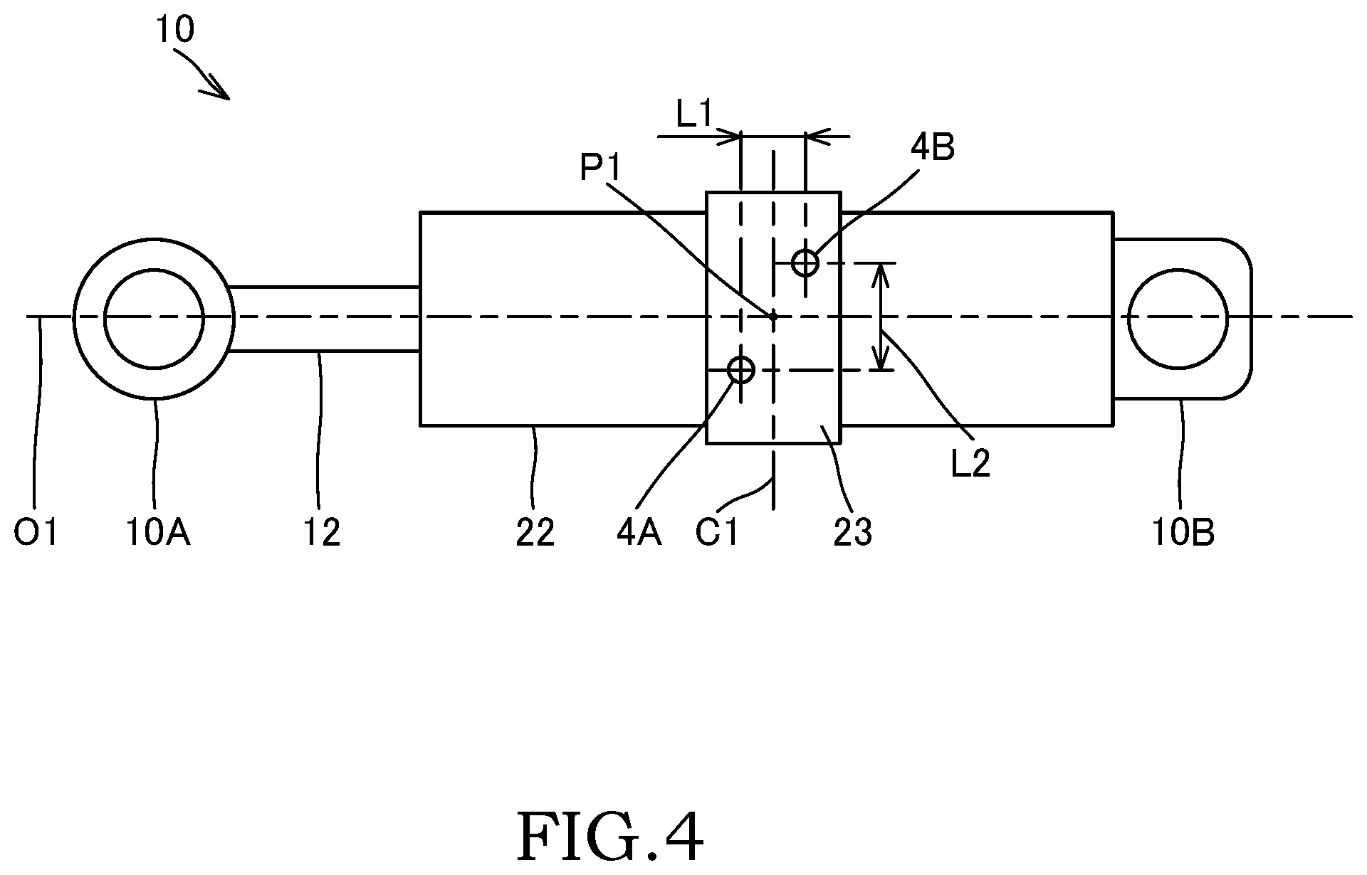 Patent US12098734 Figure 4 – Electric fluid pressure cylinder and moving structure body