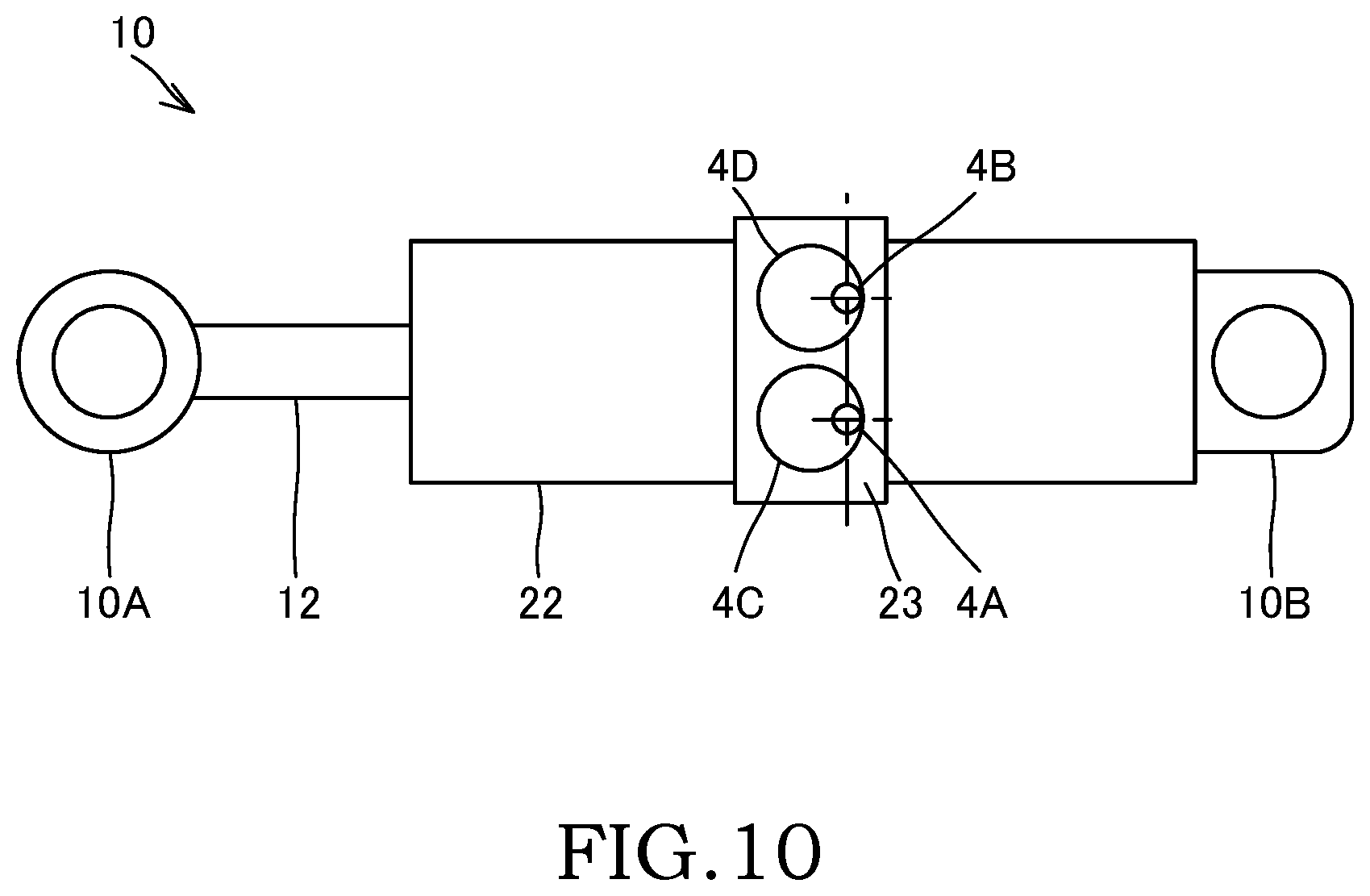 Patent US12098734 Figure 10 – Electric fluid pressure cylinder and moving structure body