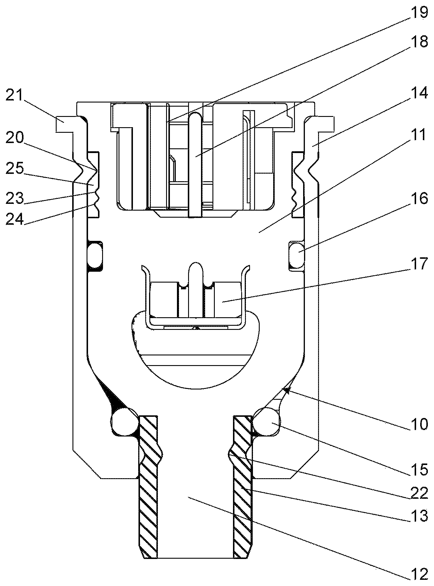 Patent US12098735 Figure 1 – Pyrotechnic actuator