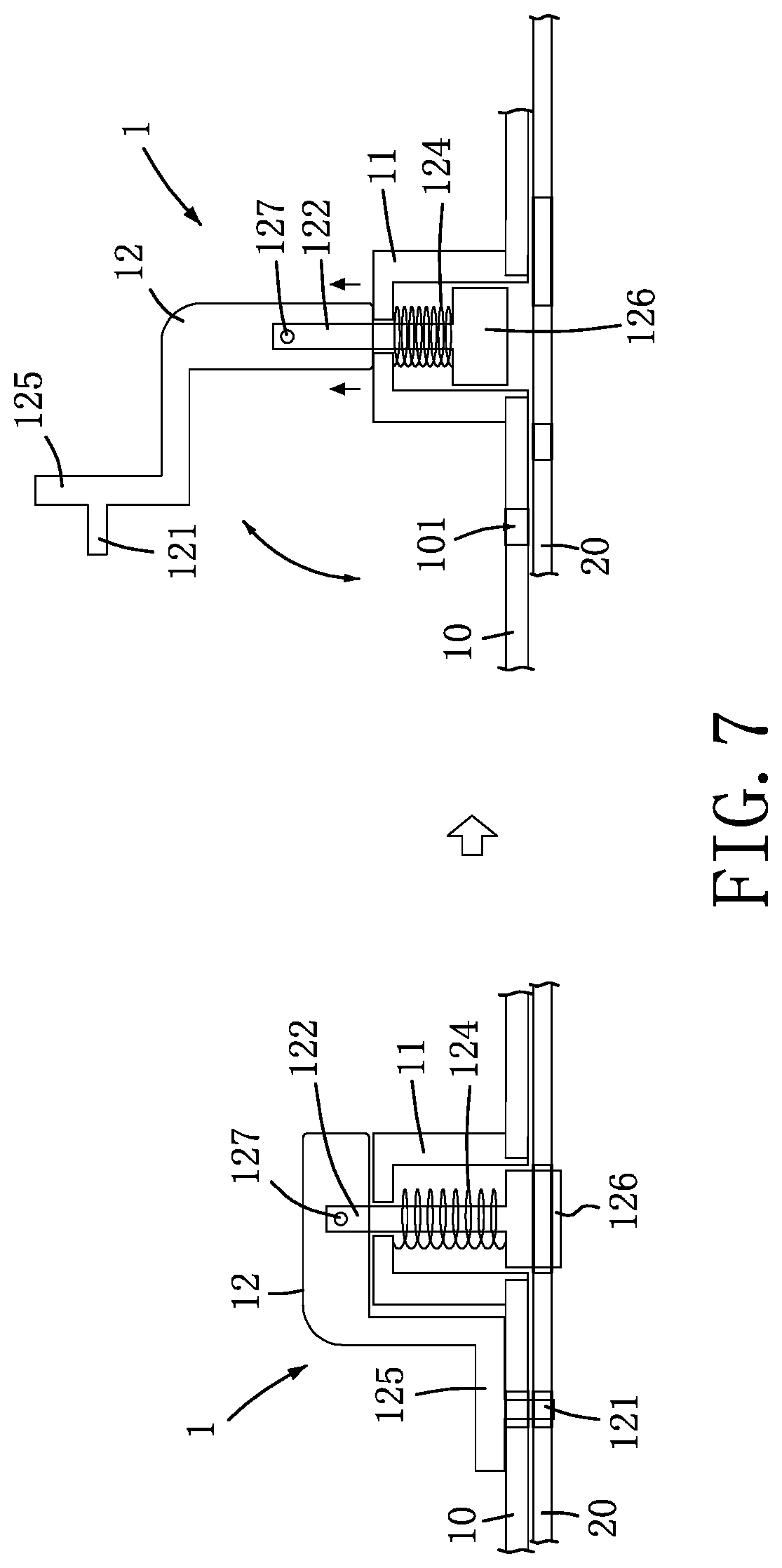Patent US12098737 Figure 6 – Joint structure, joint module and method of assembling joint structure on object