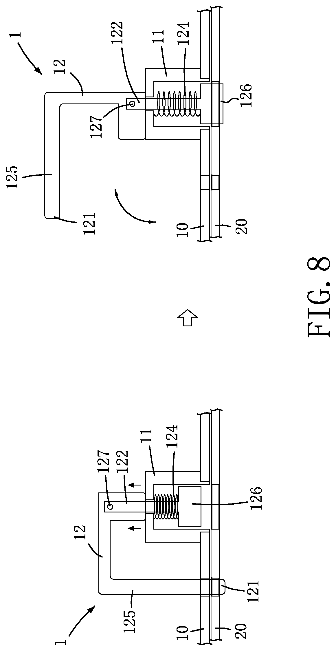 Patent US12098737 Figure 7 – Joint structure, joint module and method of assembling joint structure on object