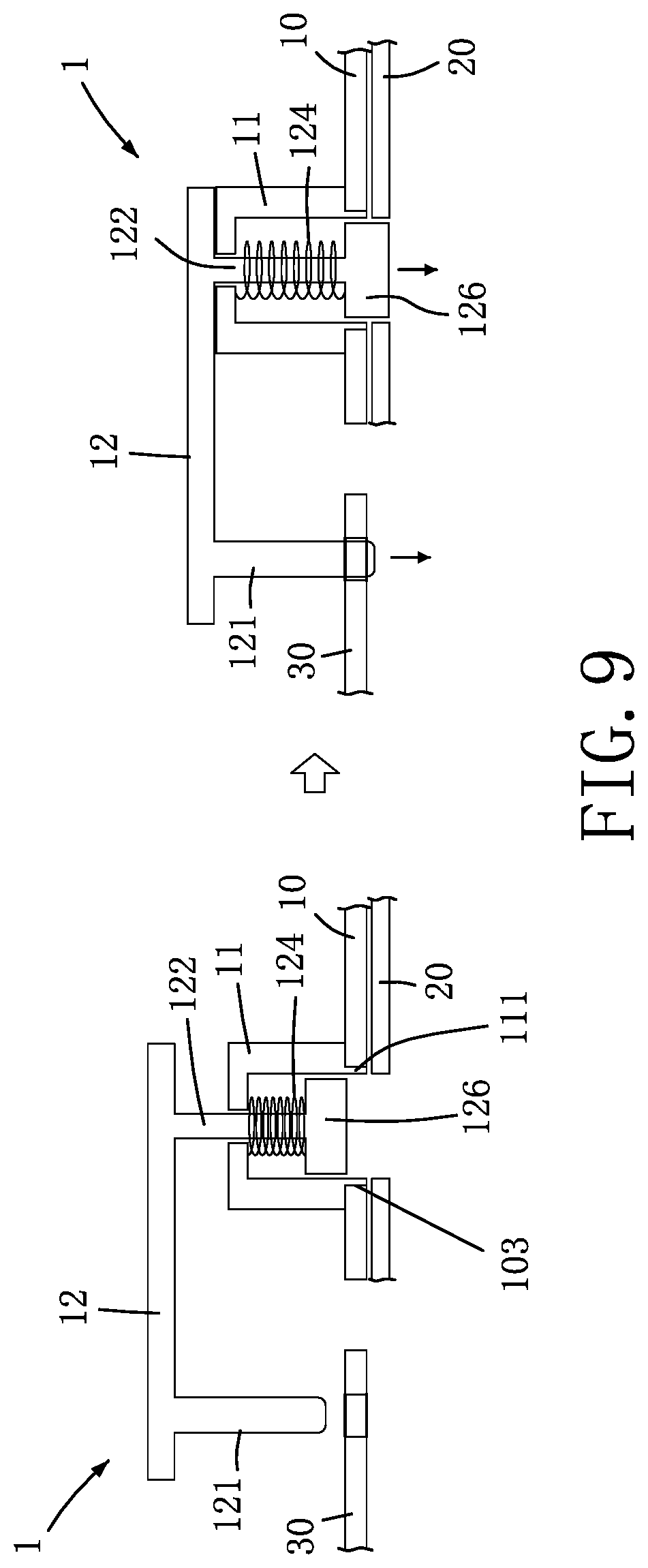 Patent US12098737 Figure 8 – Joint structure, joint module and method of assembling joint structure on object