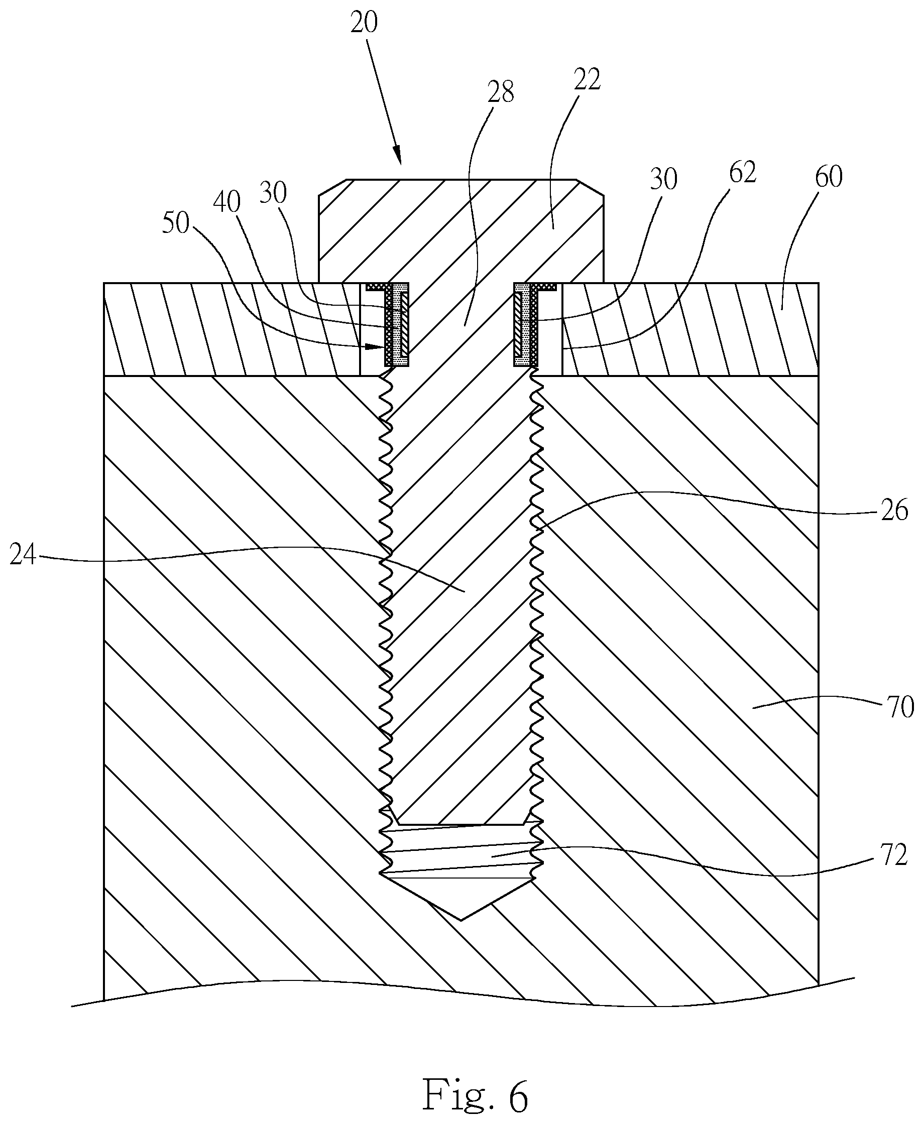 Patent US12098740 Figure 5 – Threaded fastener capable of torque detection
