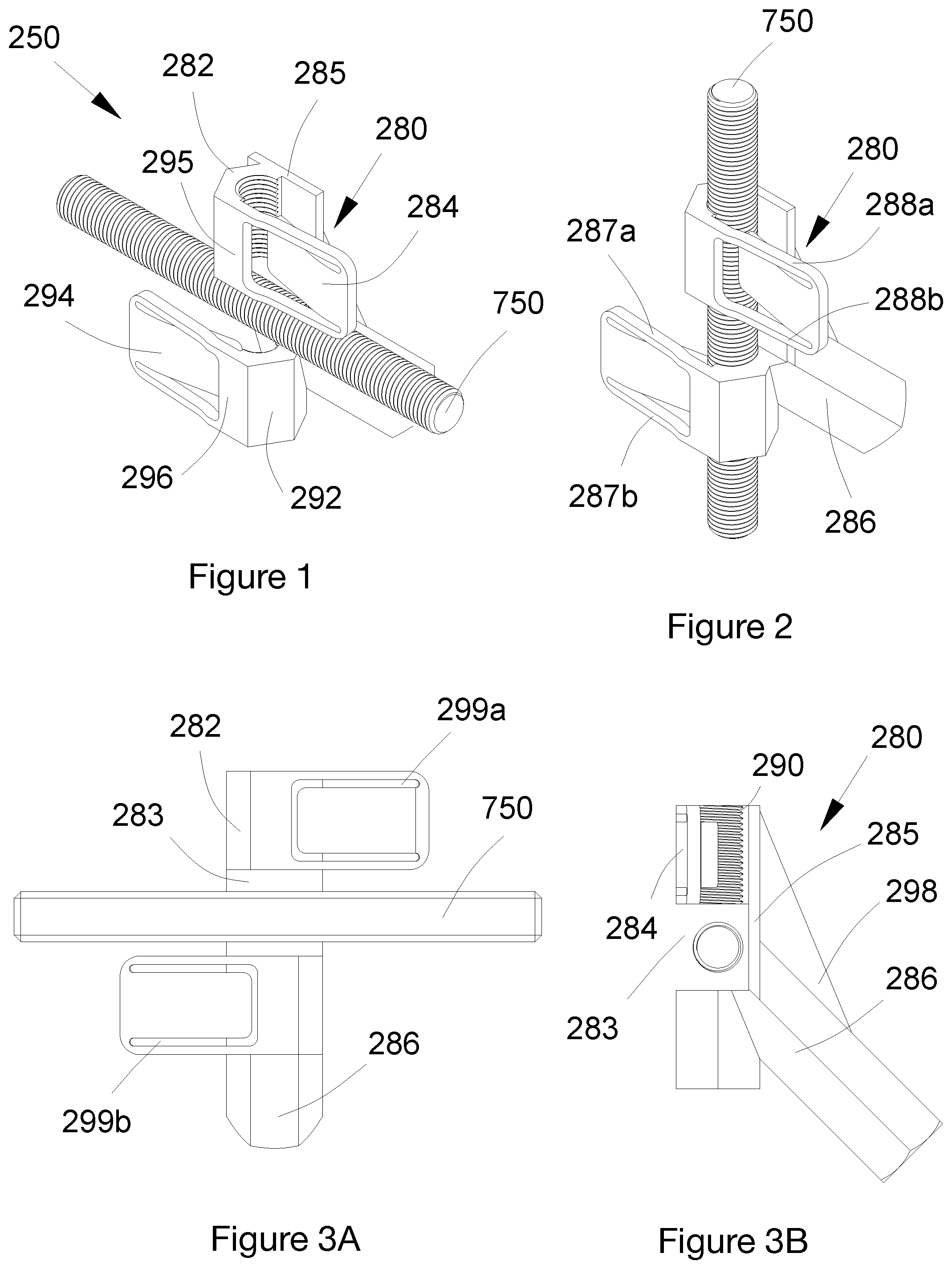 Patent US12098743 Figure 1 – Angled threaded rod coupling having mountable pass-through coupler and improvements thereof