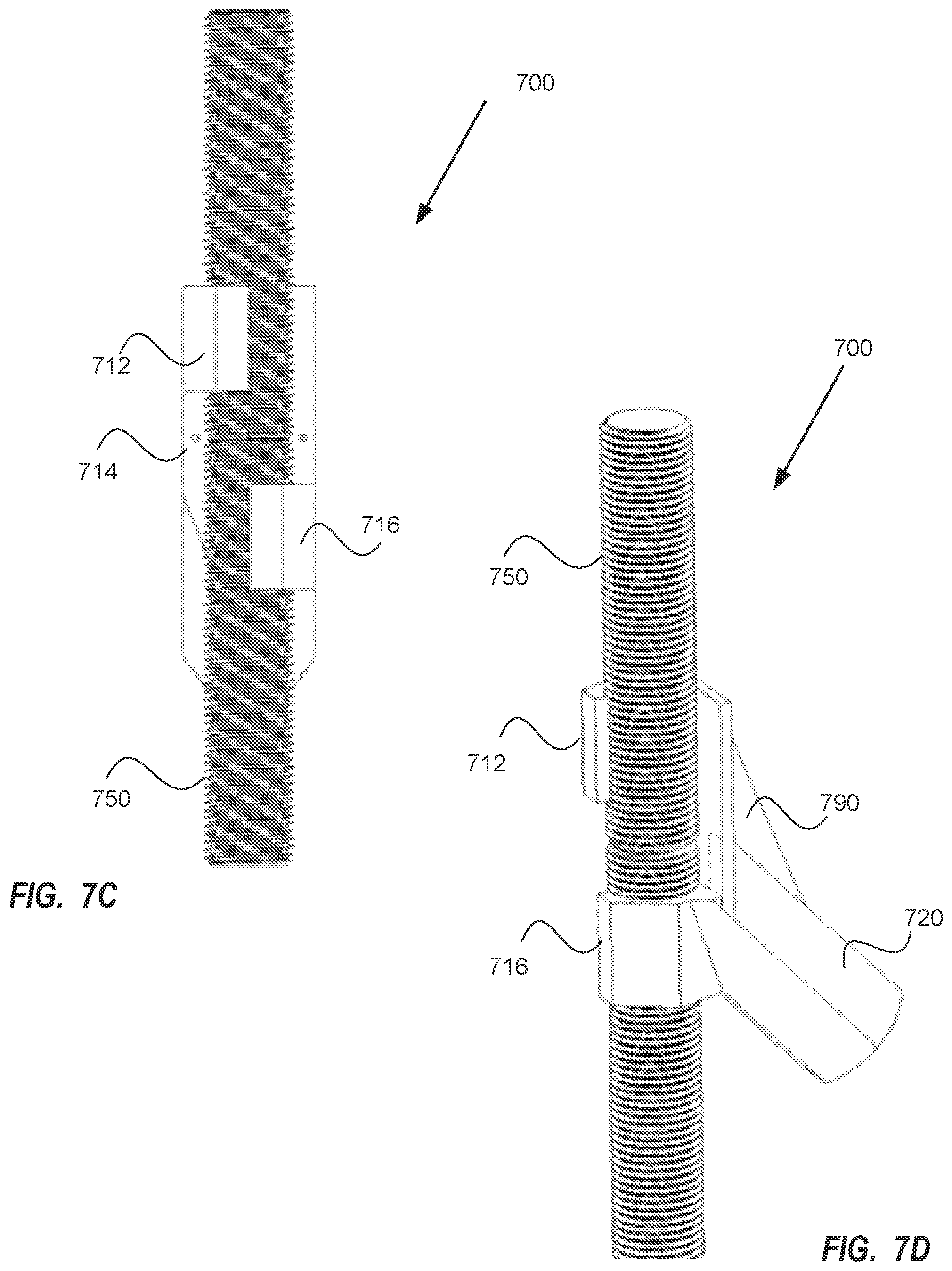 Patent US12098743 Figure 12 – Angled threaded rod coupling having mountable pass-through coupler and improvements thereof