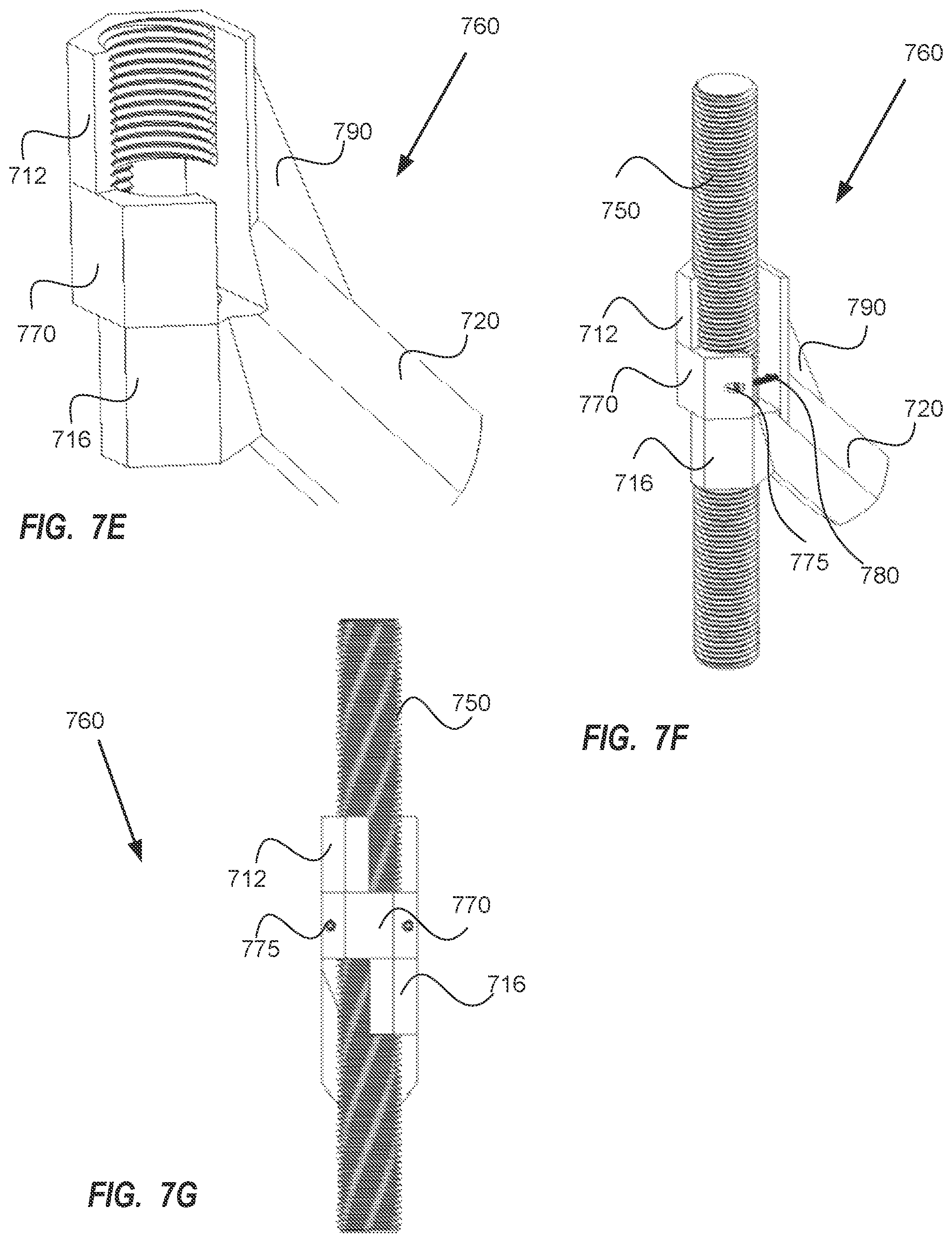 Patent US12098743 Figure 13 – Angled threaded rod coupling having mountable pass-through coupler and improvements thereof