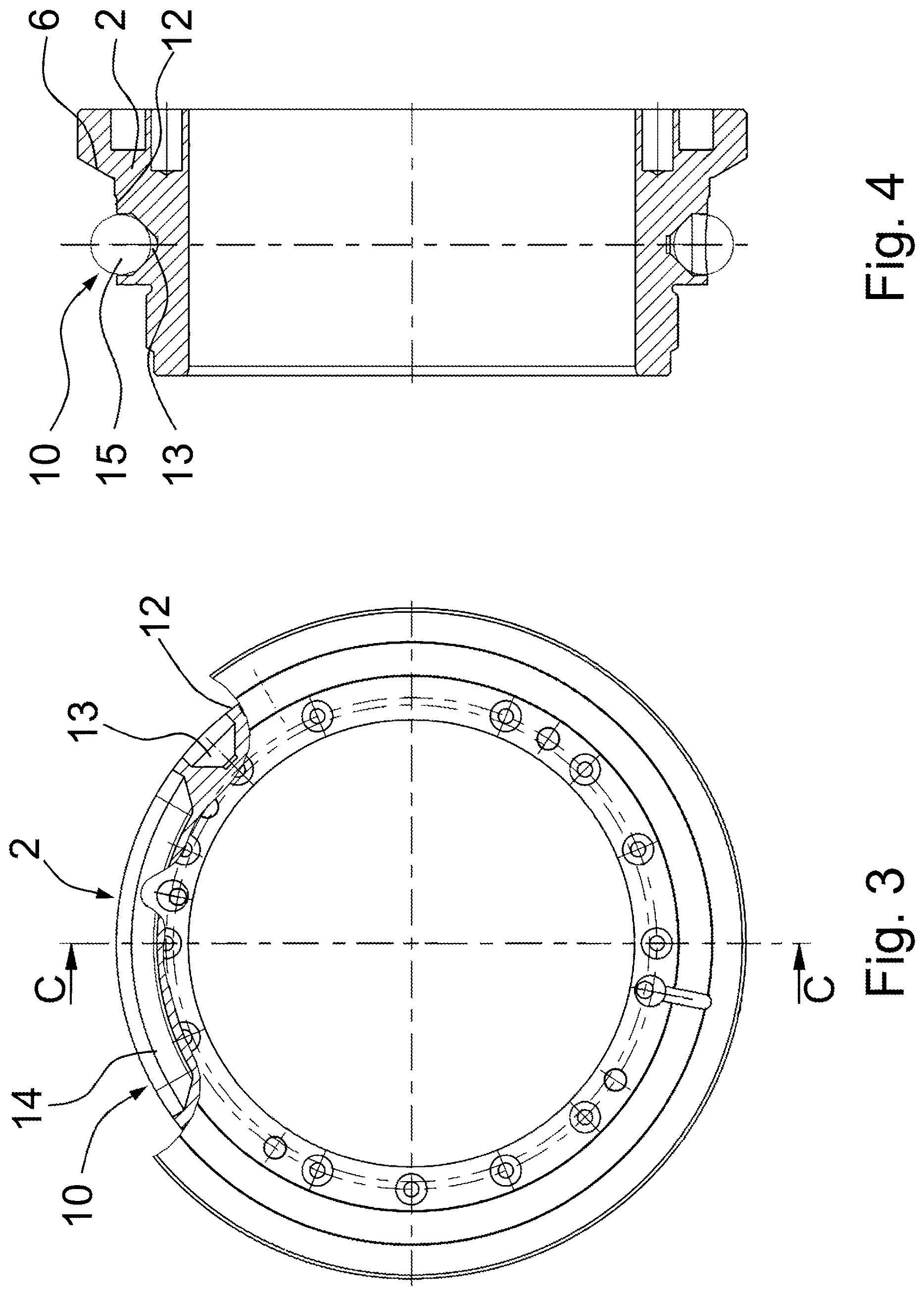 Patent US12098746 Figure 2 – Rolling element bearing, more particularly slew ring