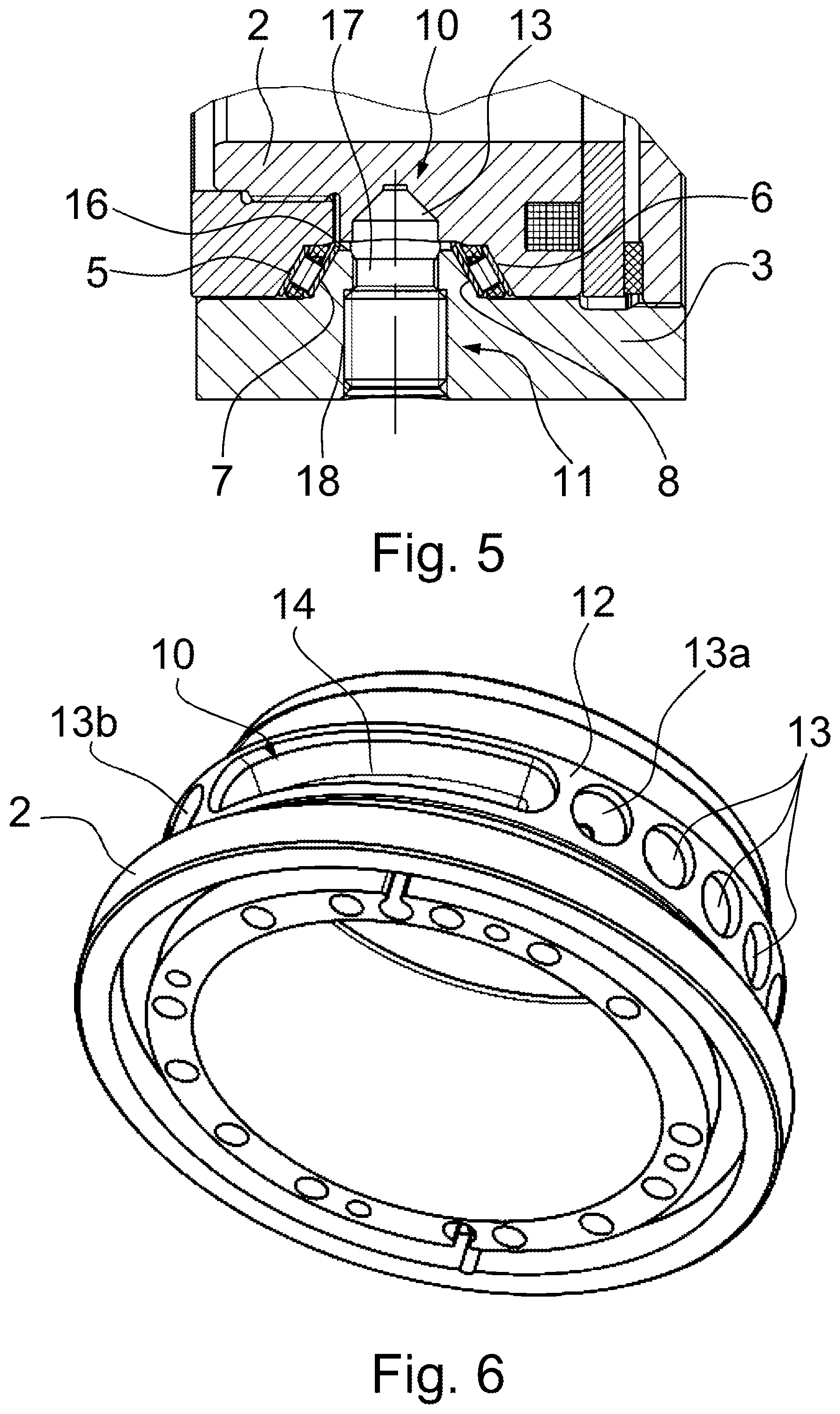 Patent US12098746 Figure 3 – Rolling element bearing, more particularly slew ring