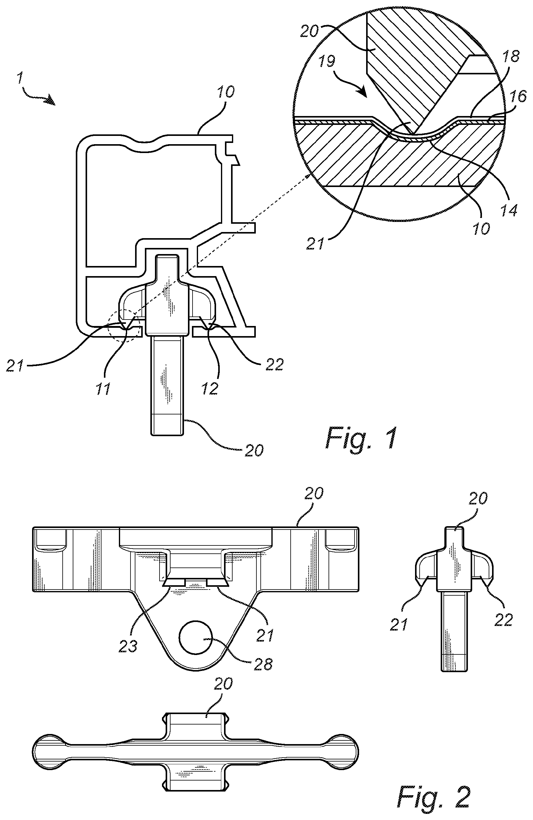 Patent US12098747 Figure 1 – Low friction slide member
