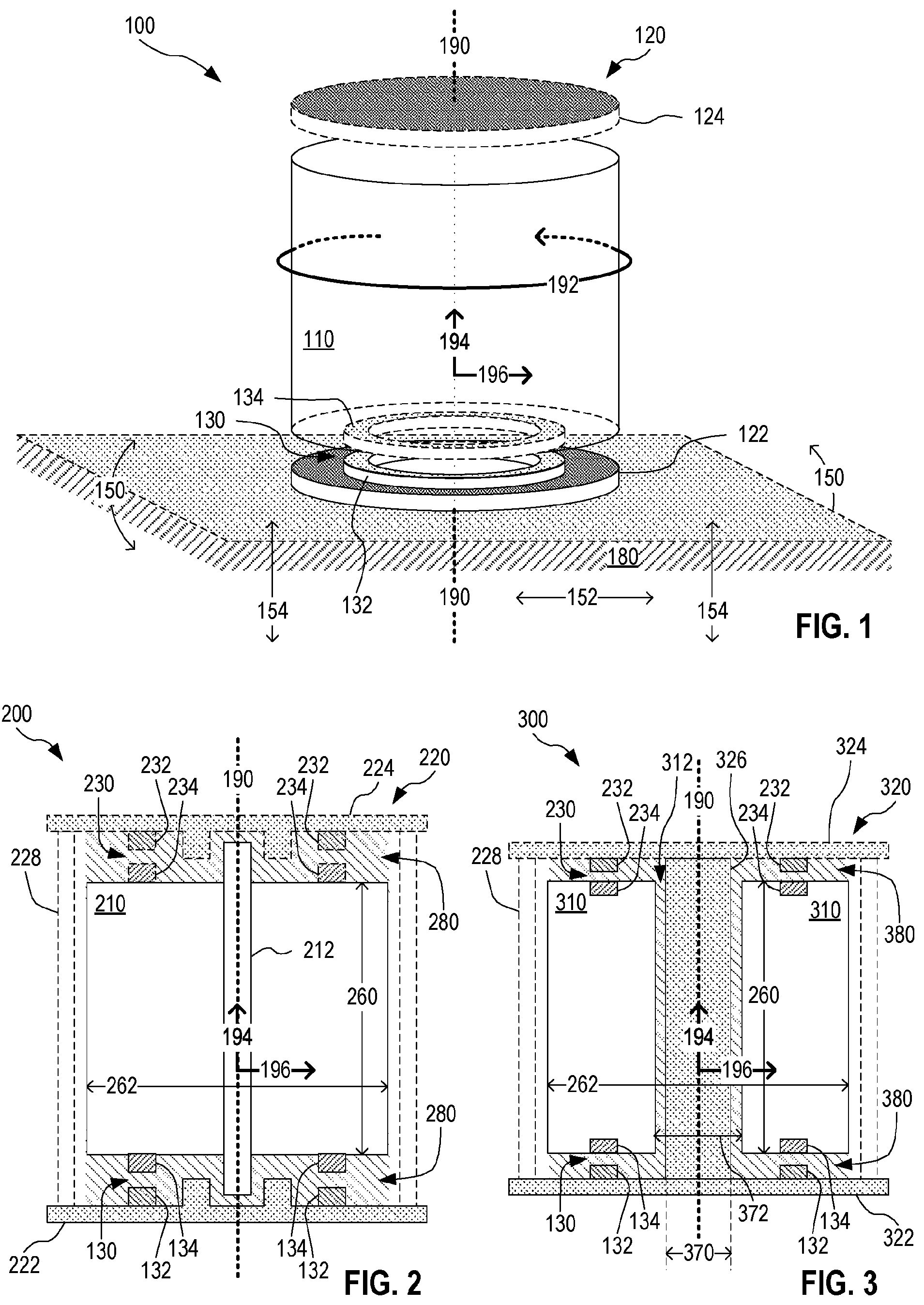 Patent US12098748 Figure 1 – Magnetic bearings for flywheel rotor levitation with radial stabilization