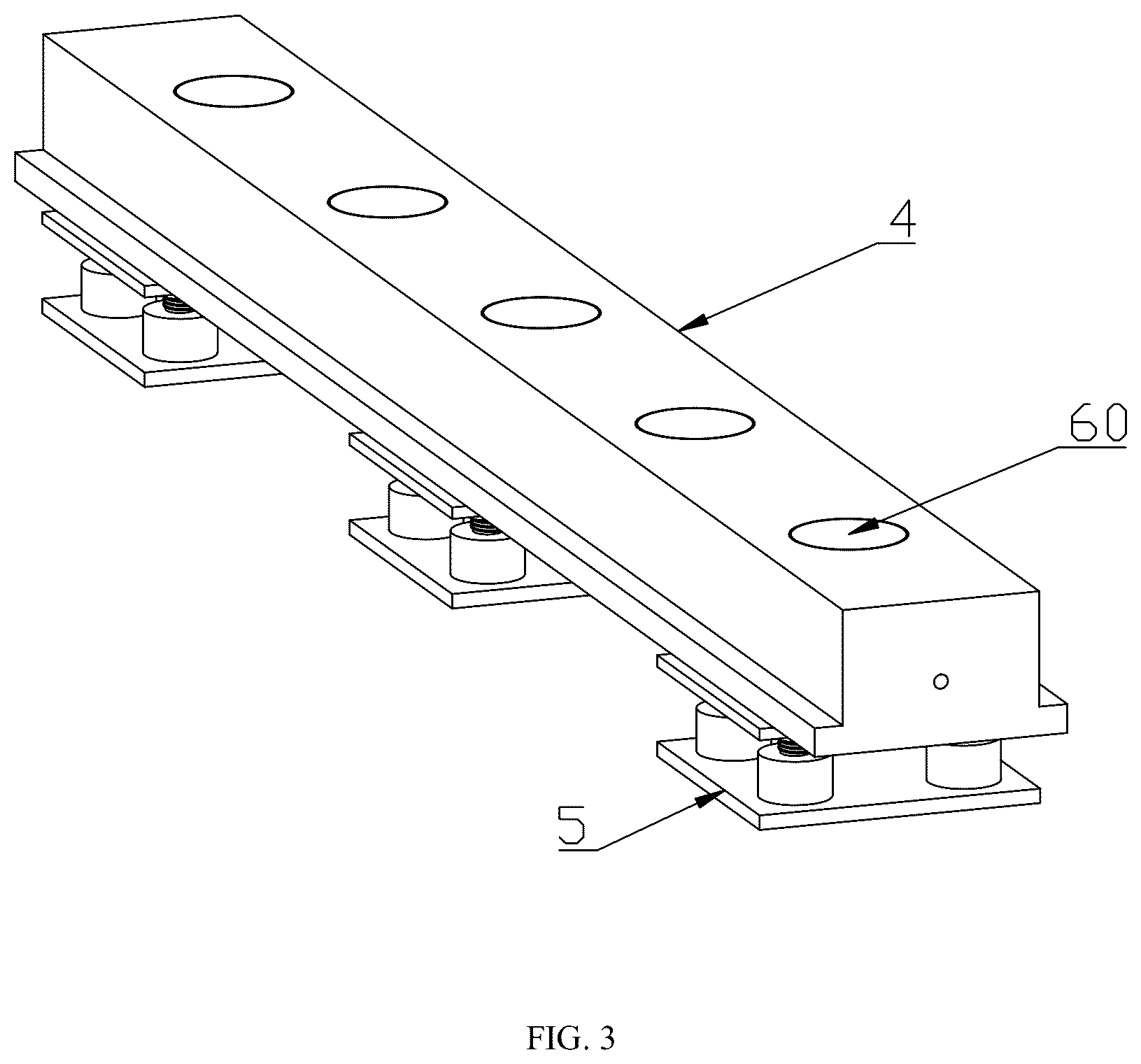 Patent US12098749 Figure 3 – Large-stroke air flotation type nano-positioning platform