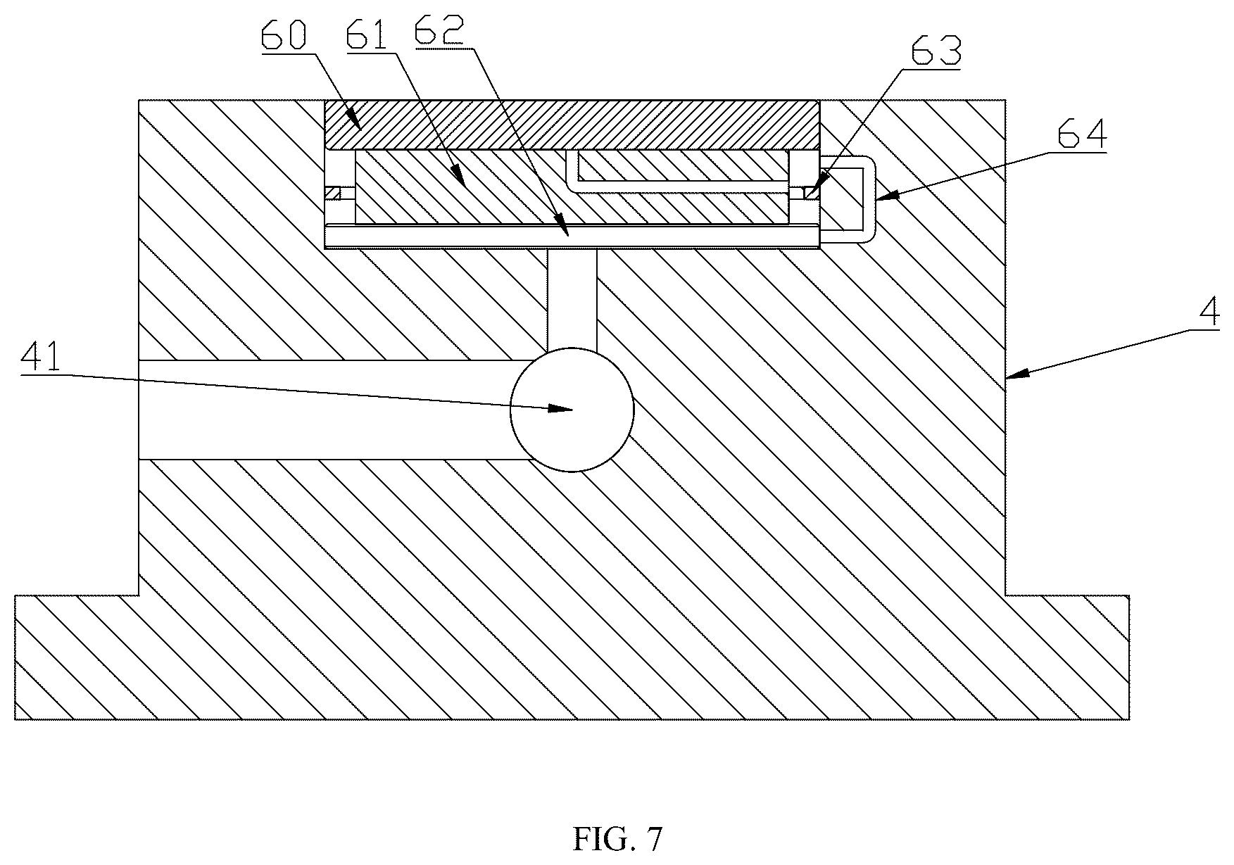 Patent US12098749 Figure 7 – Large-stroke air flotation type nano-positioning platform