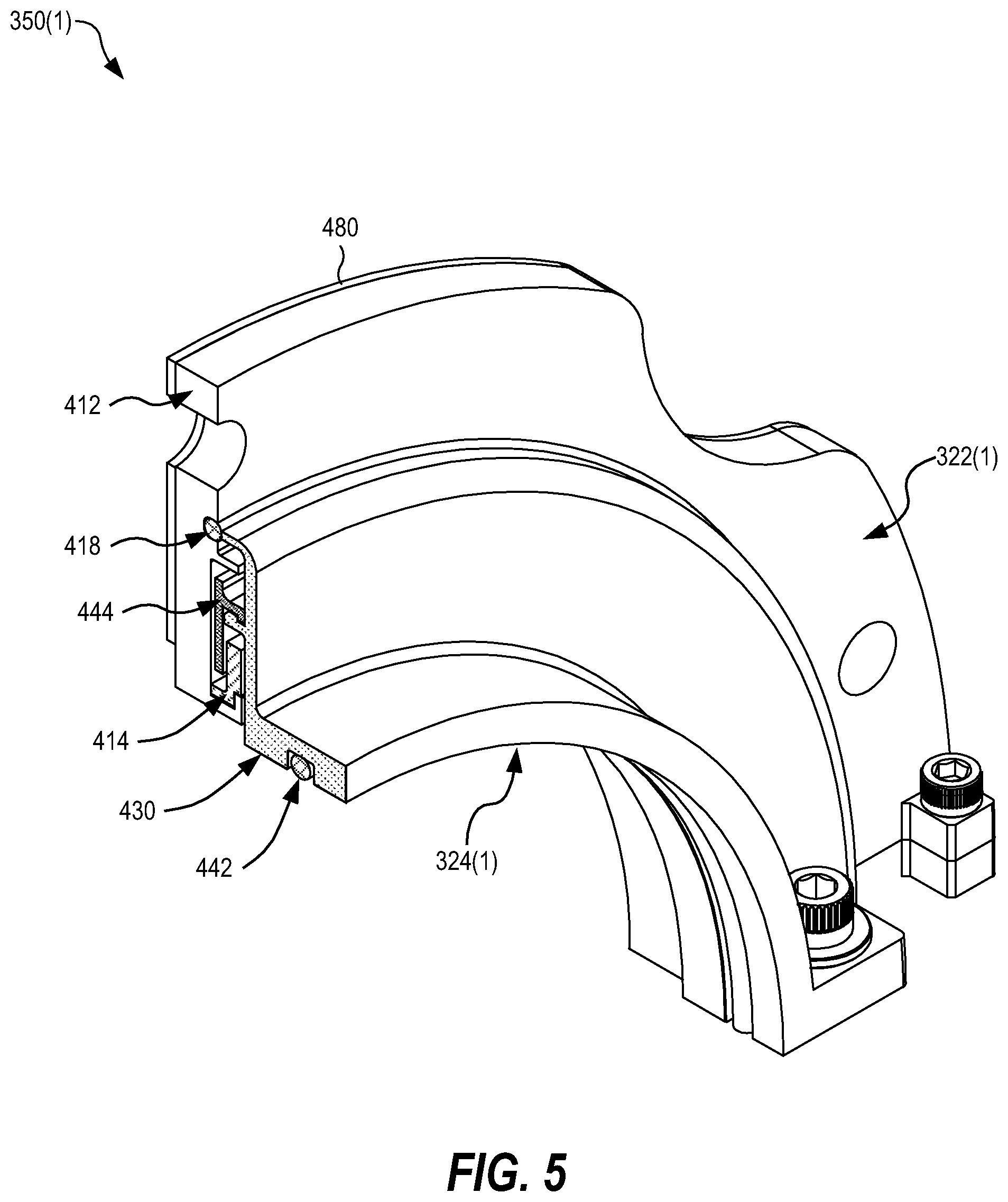 Patent US12098751 Figure 5 – Two-piece seal assembly