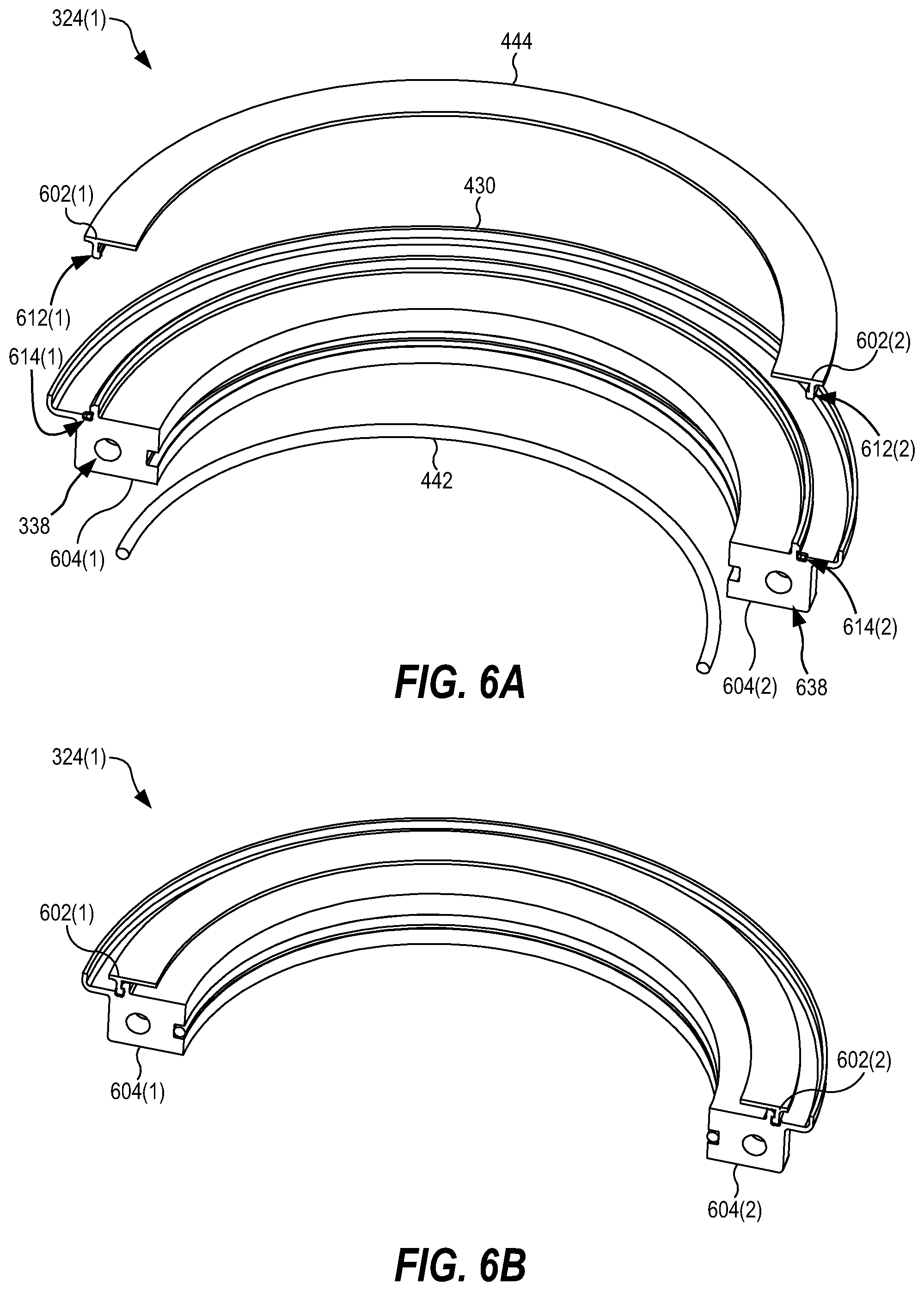 Patent US12098751 Figure 6 – Two-piece seal assembly