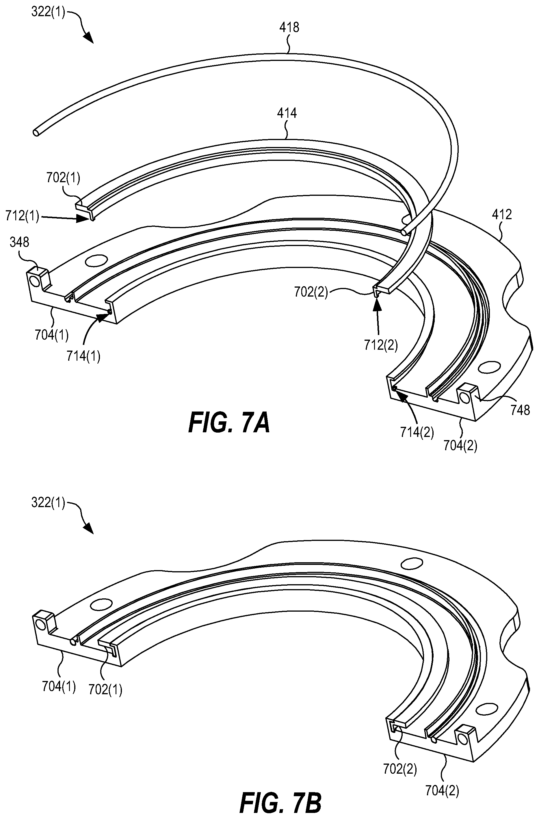 Patent US12098751 Figure 7 – Two-piece seal assembly