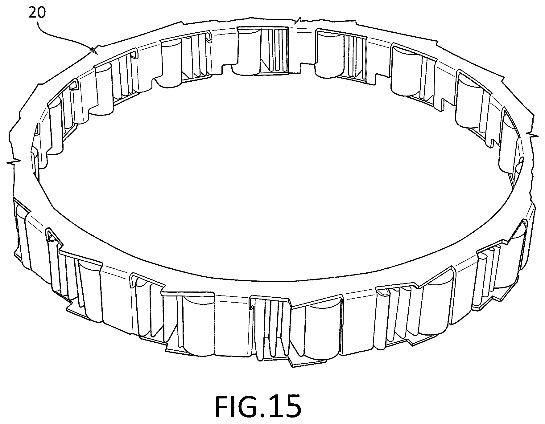 Patent US12098753 Figure 15 – Roller clutch assembly
