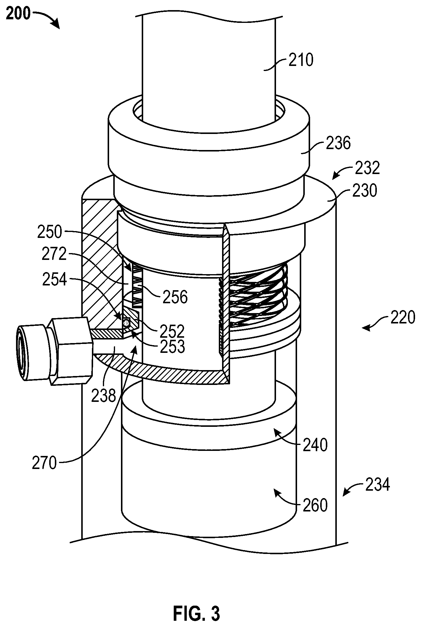 Patent US12098757 Figure 3 – Limiting system for a vehicle suspension component