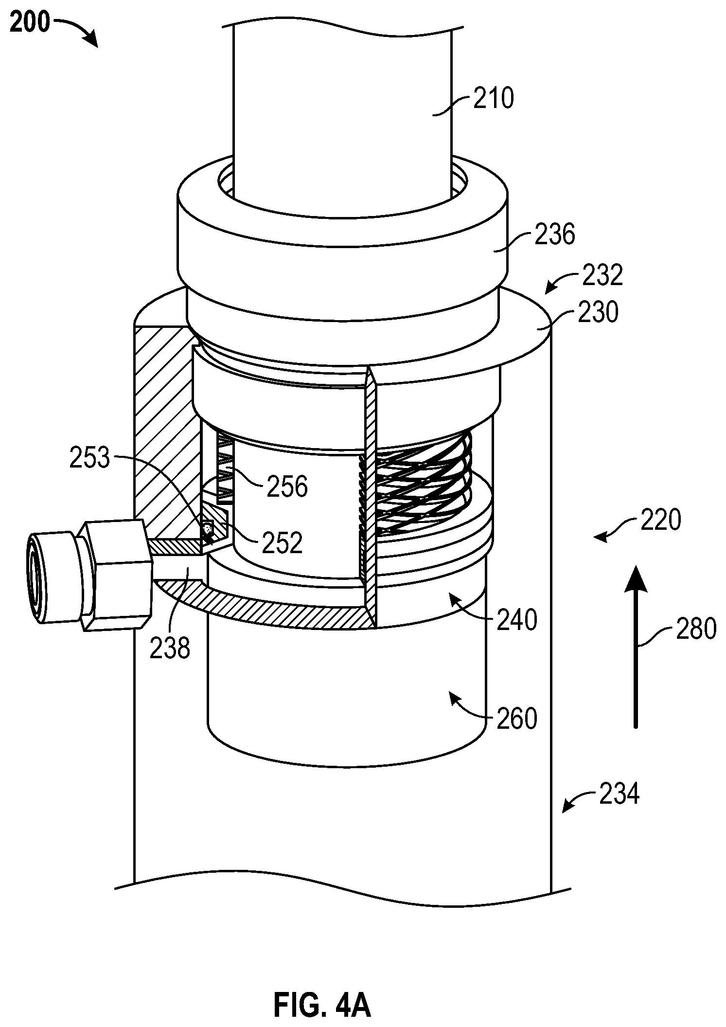 Patent US12098757 Figure 4 – Limiting system for a vehicle suspension component