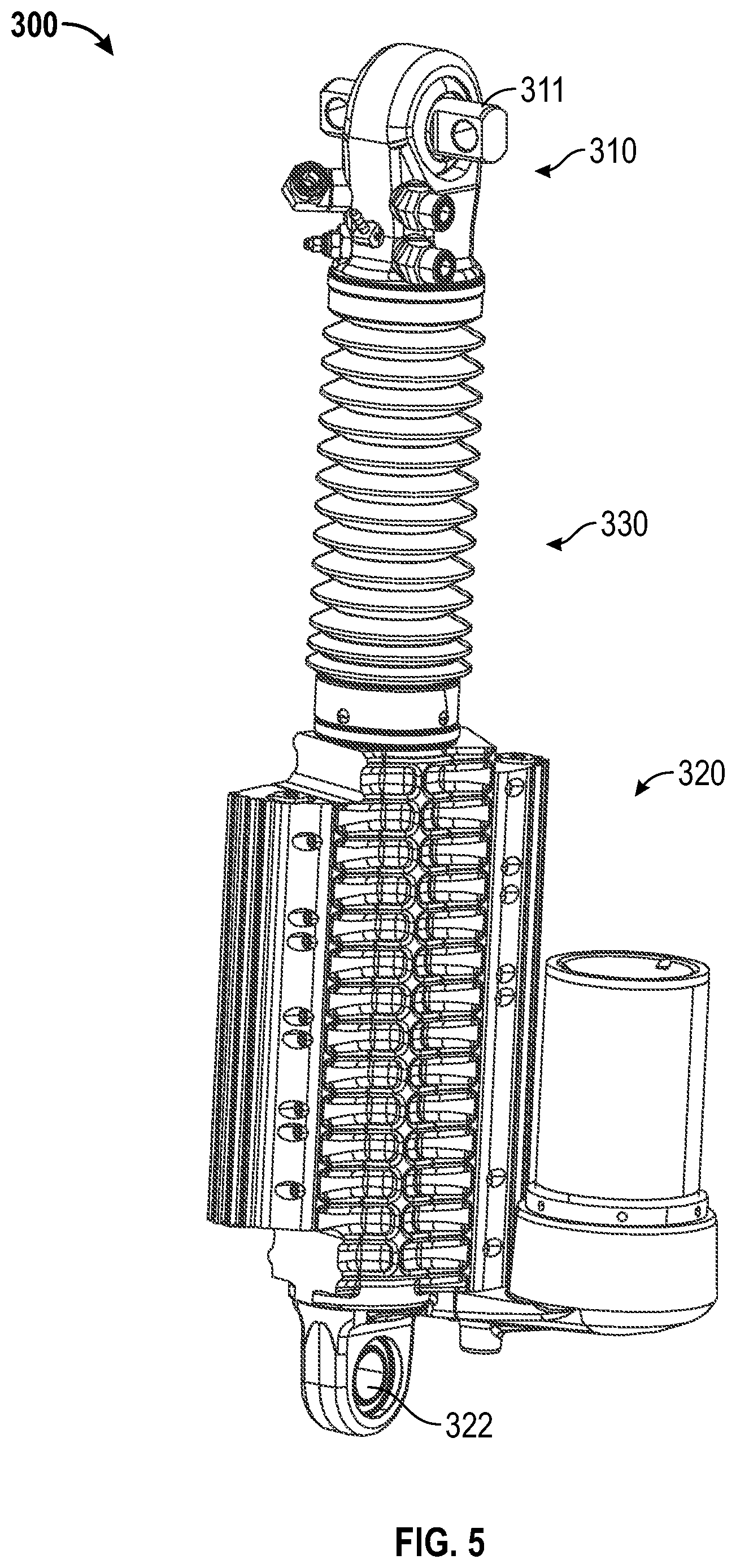 Patent US12098757 Figure 8 – Limiting system for a vehicle suspension component