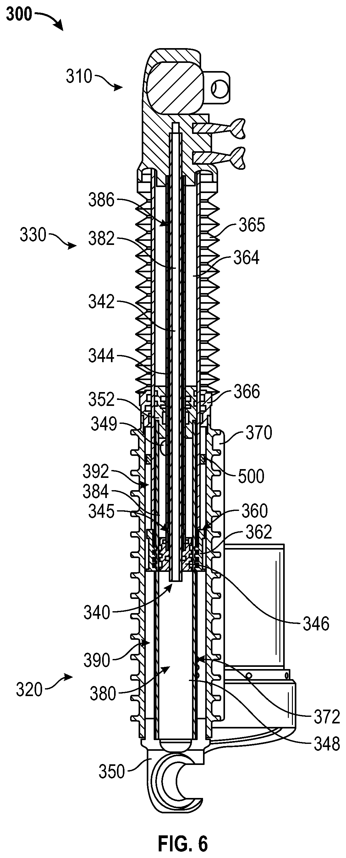Patent US12098757 Figure 9 – Limiting system for a vehicle suspension component
