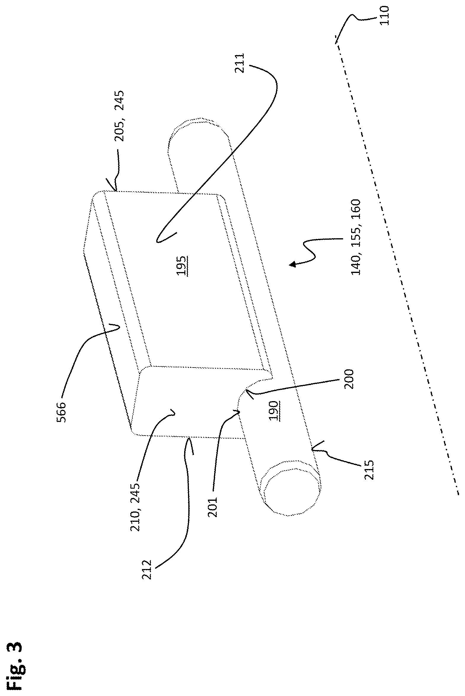 Patent US12098759 Figure 3 – Linear system for a manufacturing plant and method of assembling such a linear system