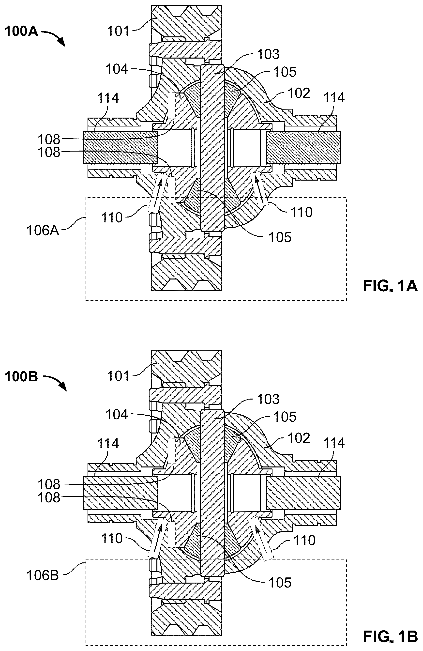 Patent US12098760 Figure 1 – Differential lubrication
