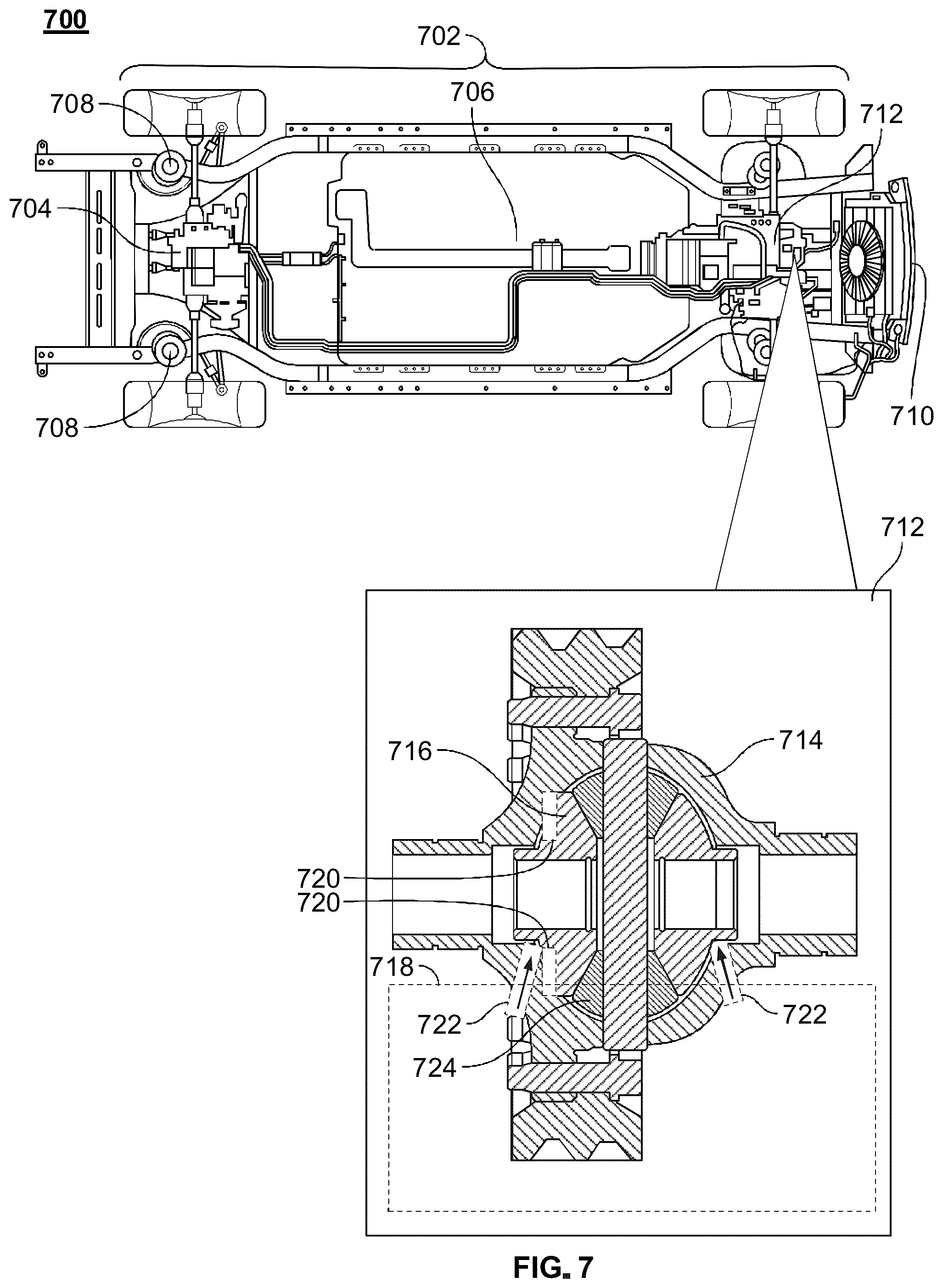 Patent US12098760 Figure 6 – Differential lubrication
