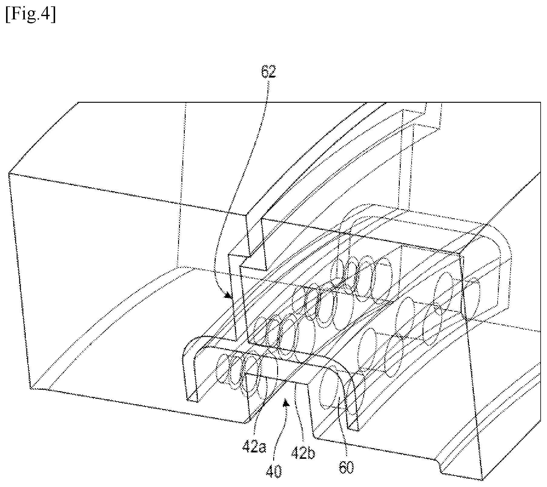 Patent US12098765 Figure 3 – Power transmission system comprising an improved oil recovery channel