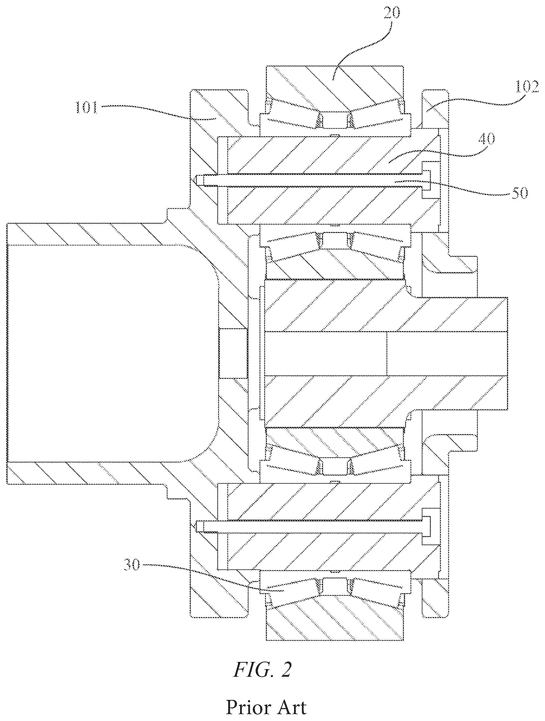Patent US12098767 Figure 2 – Planetary carrier and gear box