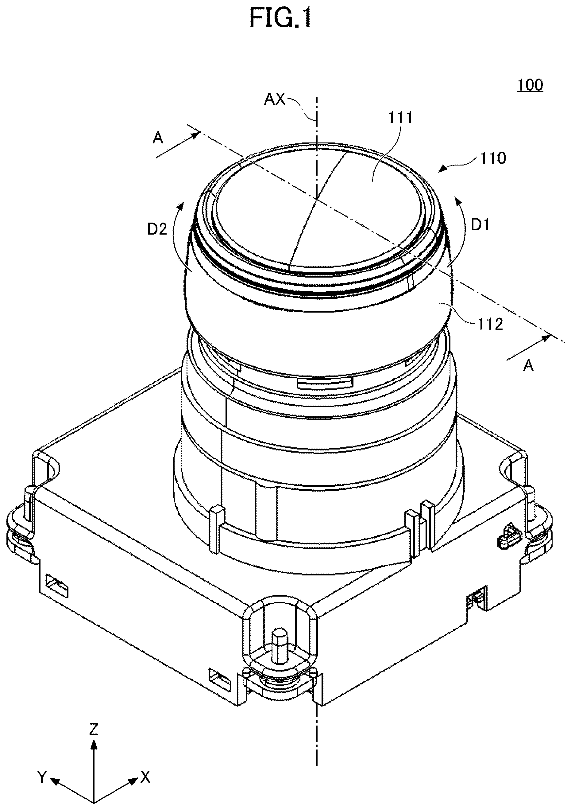 Patent US12098768 Figure 1 – Rotary shifter