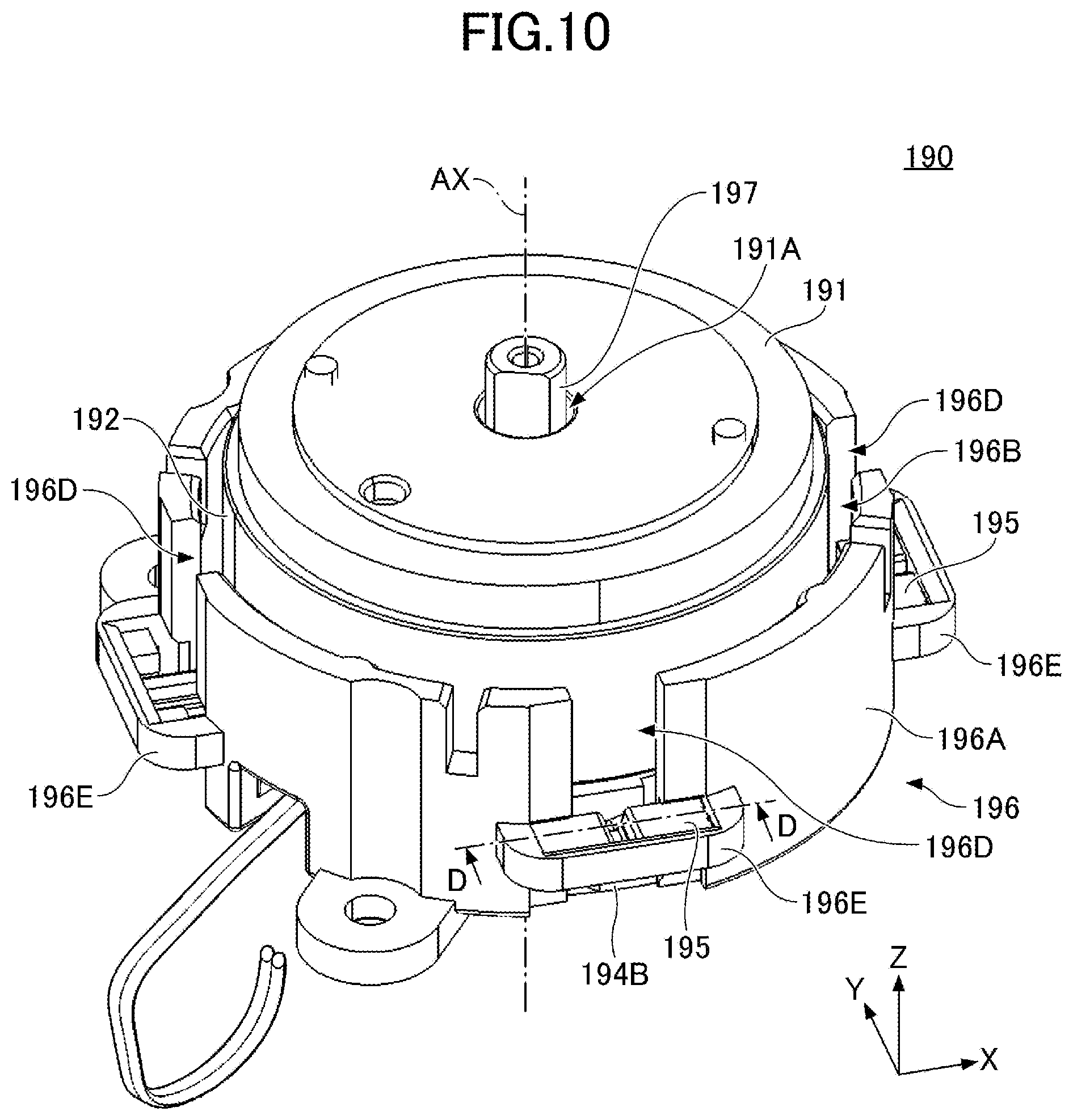 Patent US12098768 Figure 10 – Rotary shifter