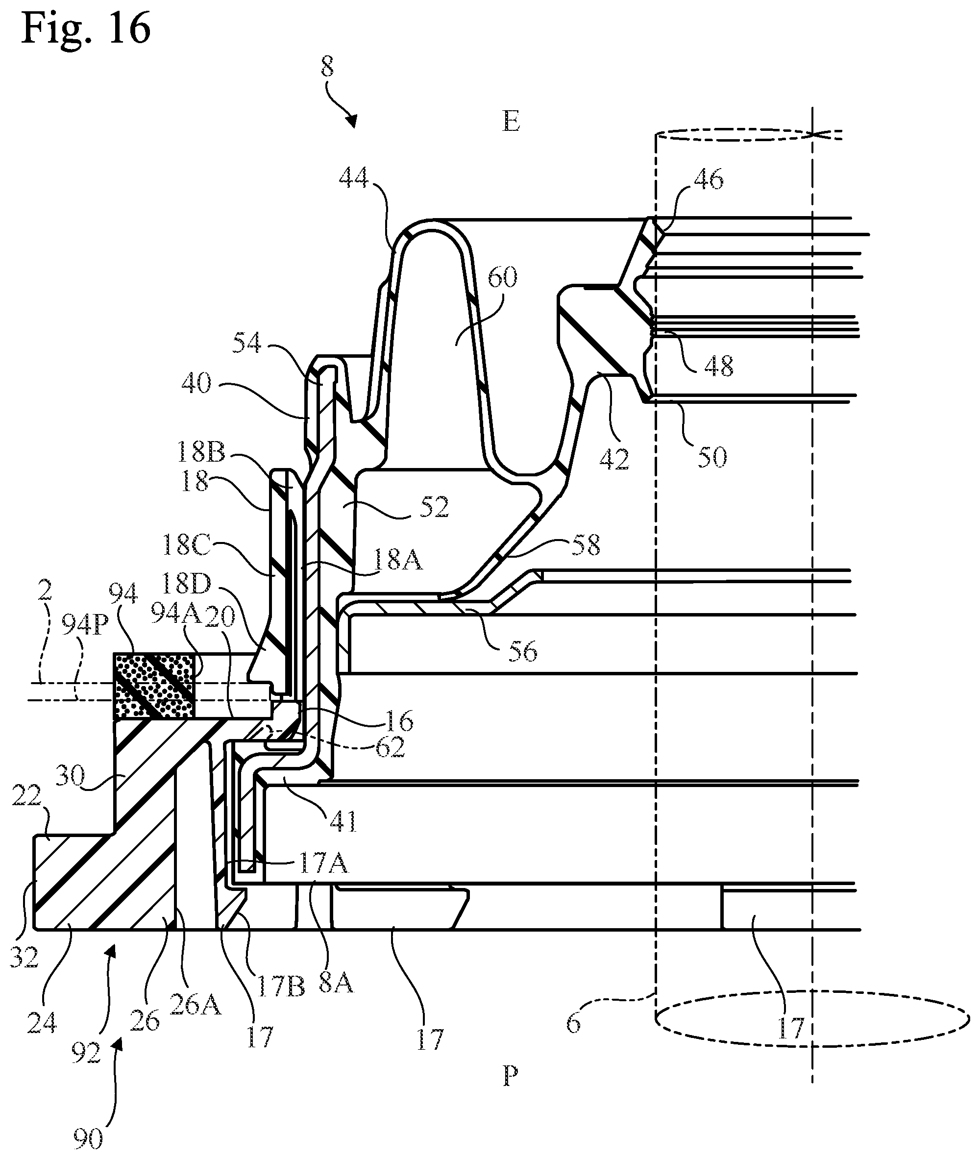 Patent US12098771 Figure 10 – Coupling device and sealing device