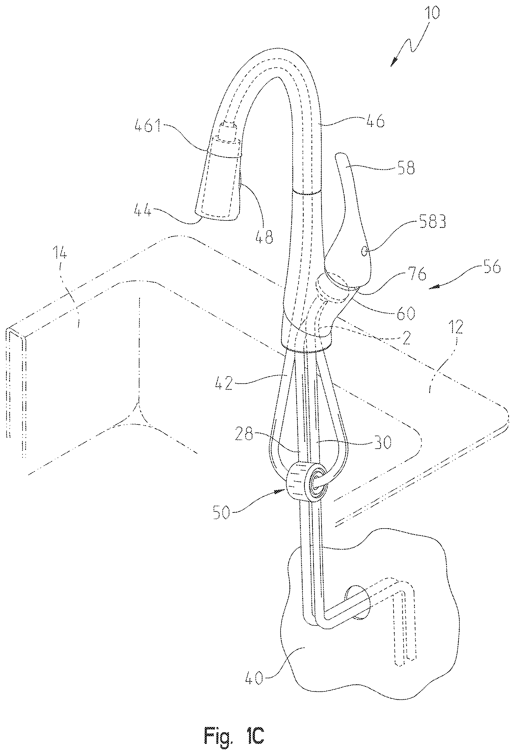 Patent US12098772 Figure 3 – Valve cartridge housing assembly