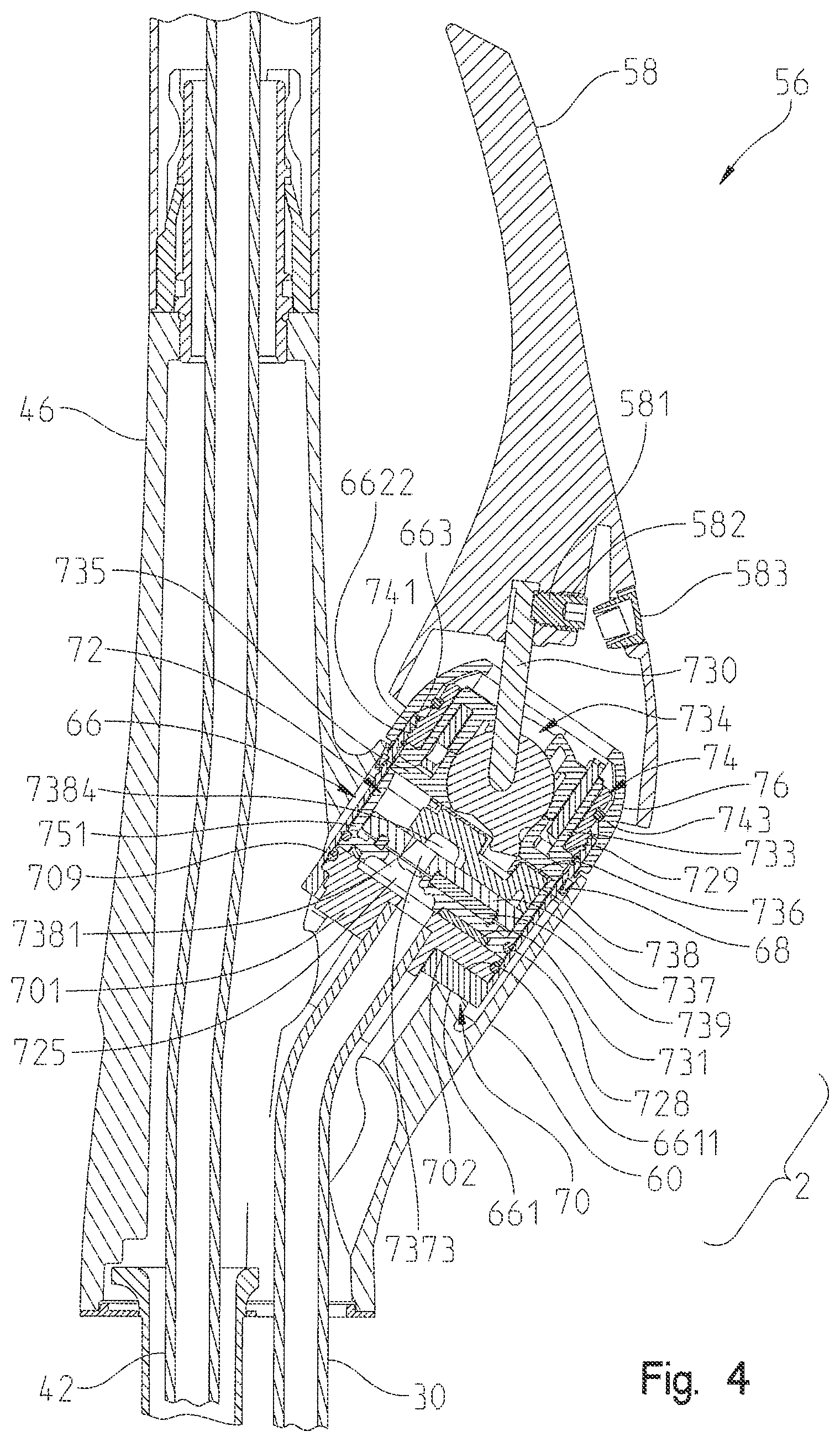 Patent US12098772 Figure 7 – Valve cartridge housing assembly
