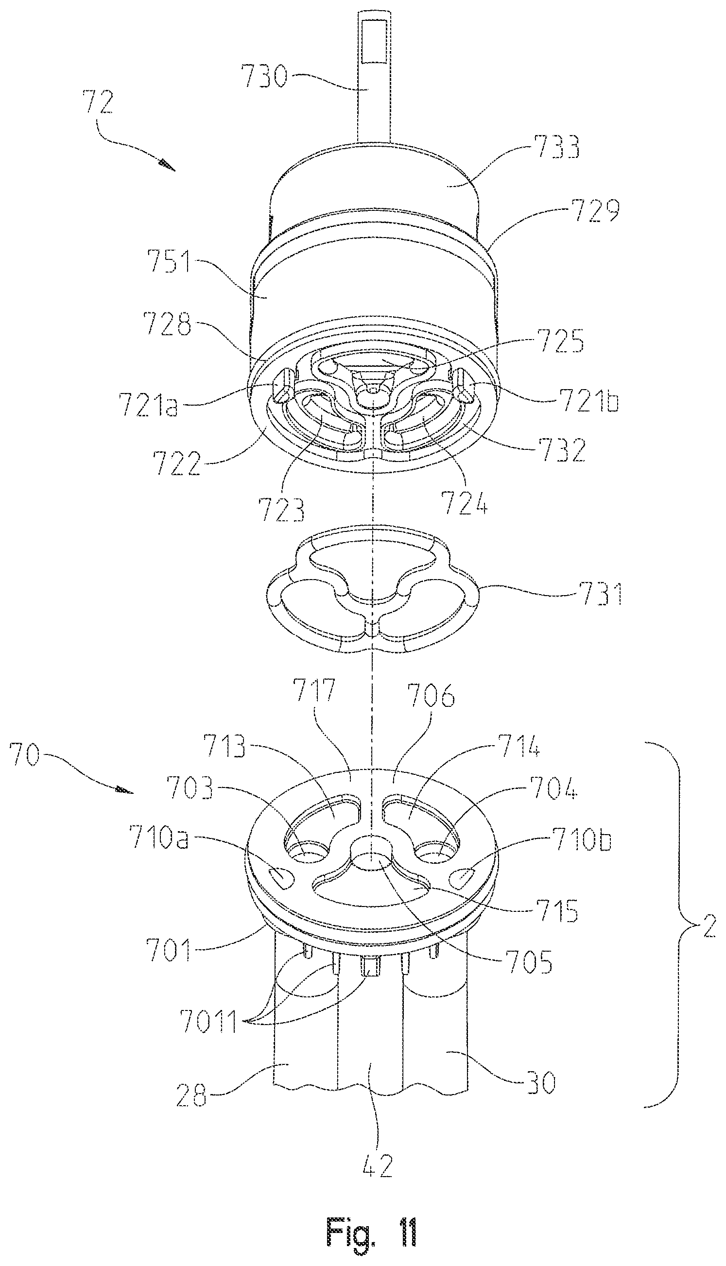 Patent US12098772 Figure 12 – Valve cartridge housing assembly