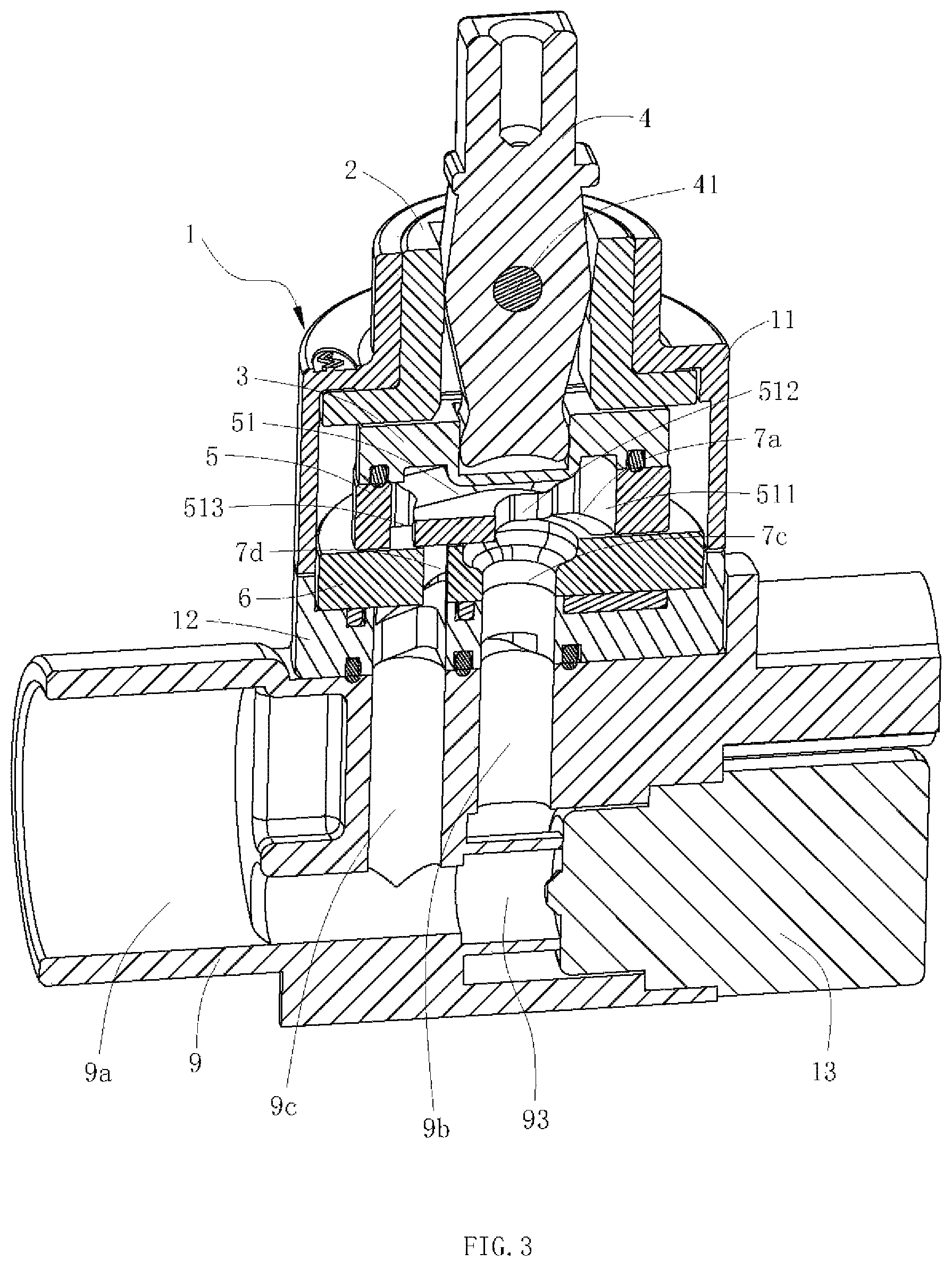 Patent US12098773 Figure 2 – Core seat for a valve core and a valve core module
