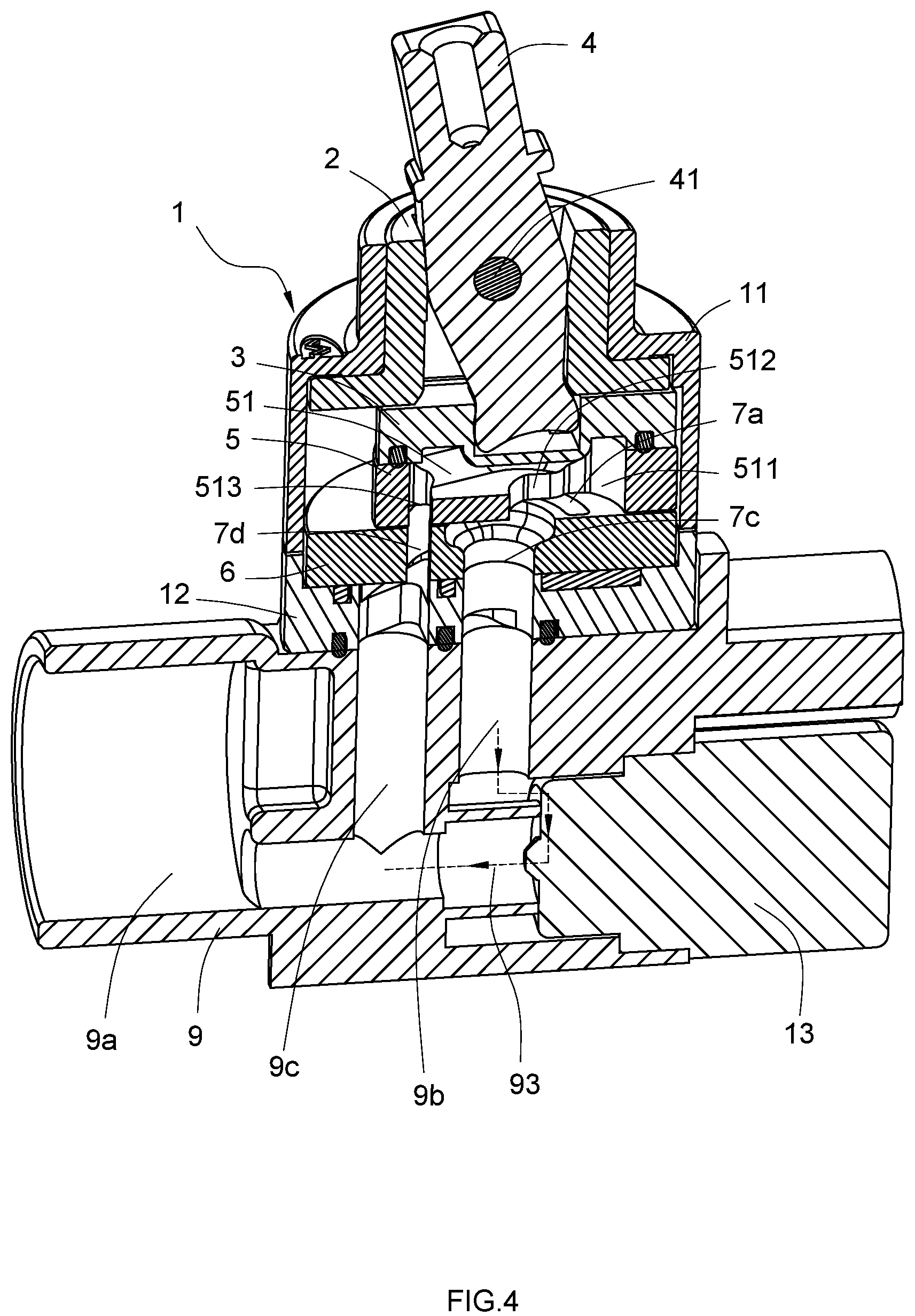 Patent US12098773 Figure 3 – Core seat for a valve core and a valve core module