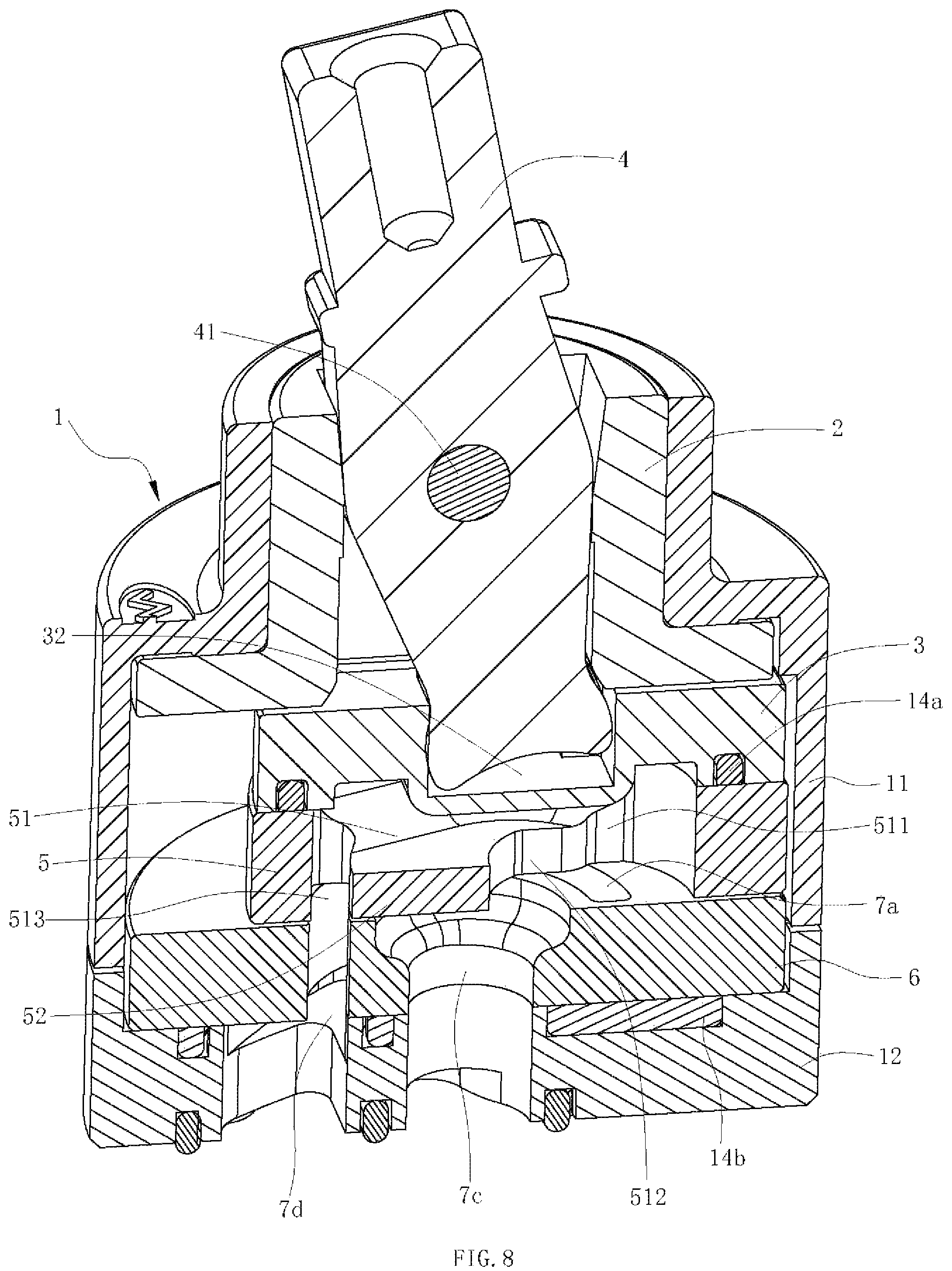 Patent US12098773 Figure 6 – Core seat for a valve core and a valve core module
