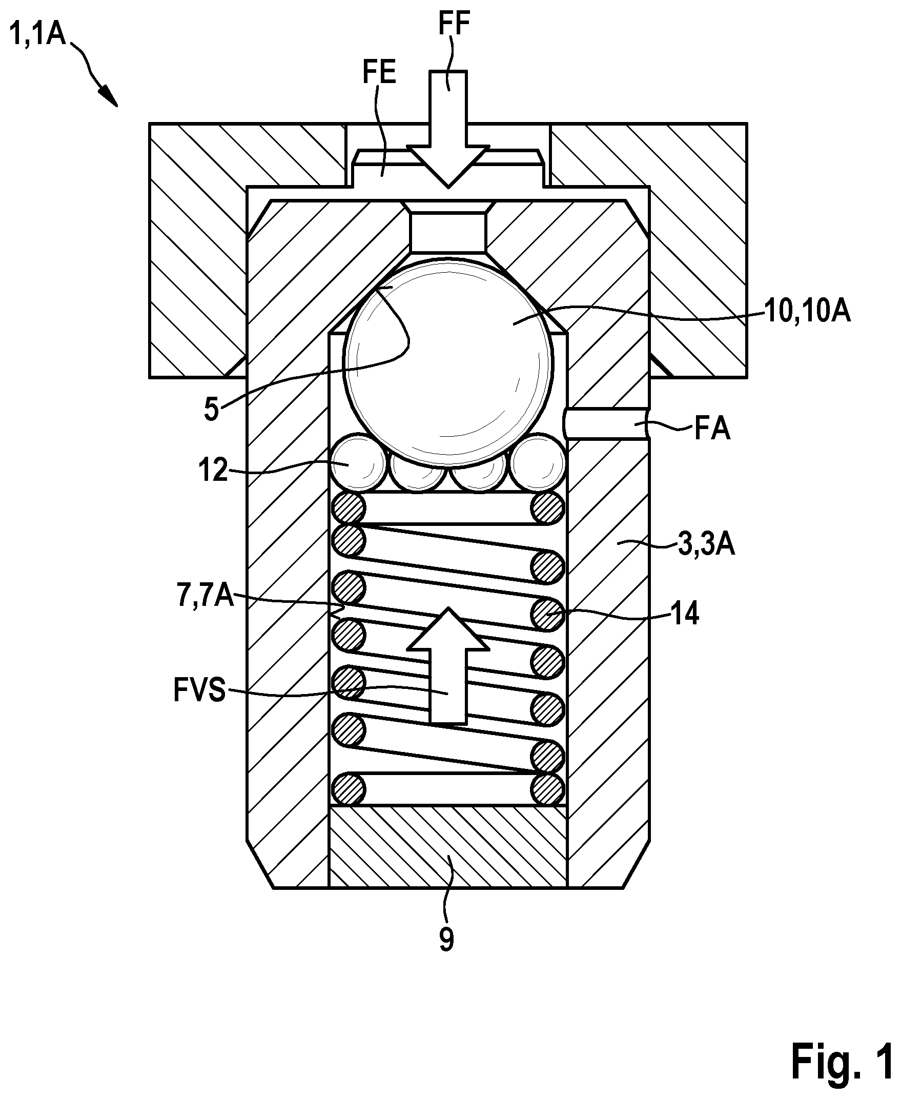 Patent US12098775 Figure 1 – Valve assembly