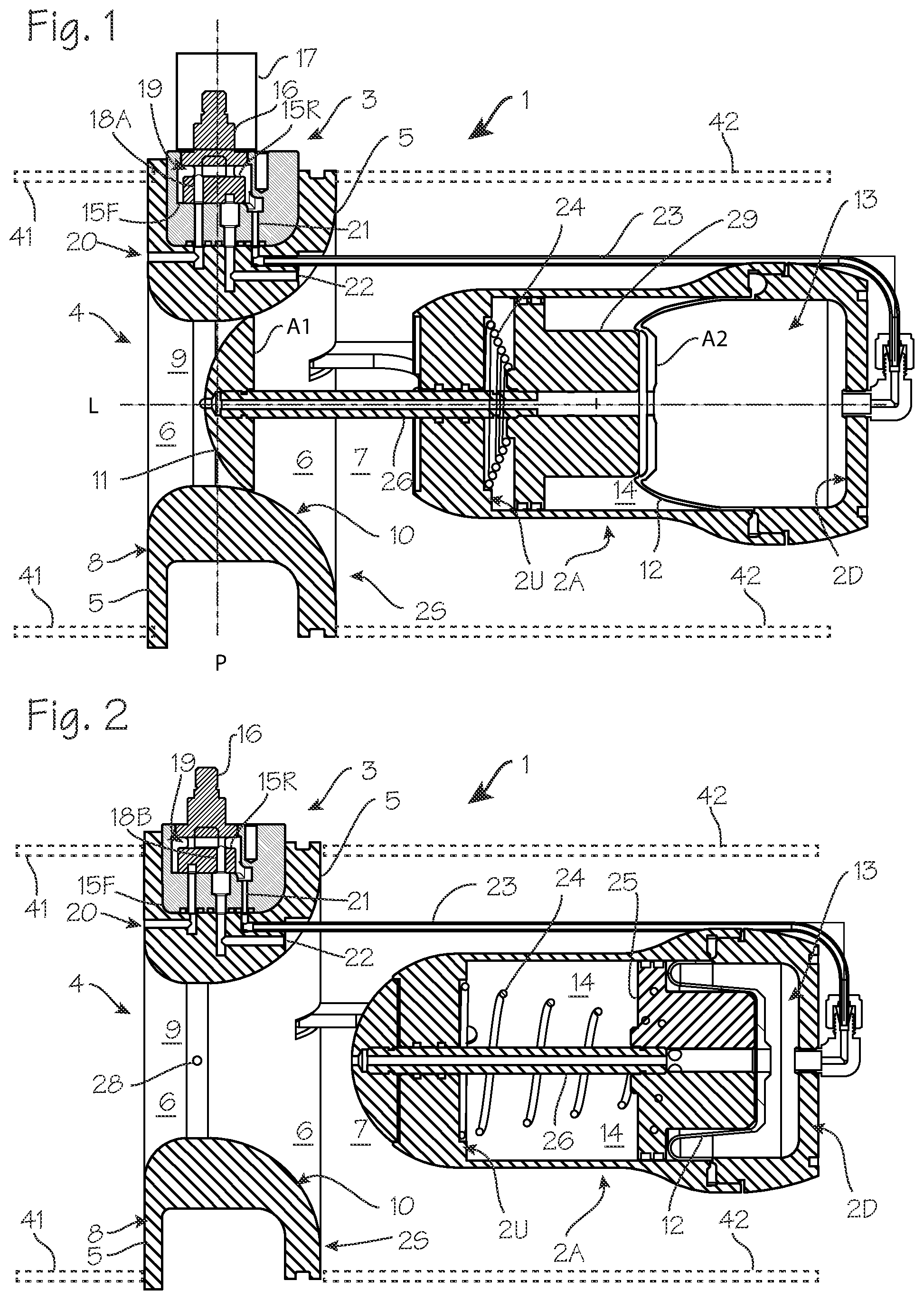 Patent US12098779 Figure 1 – Flow control valve with rolling diaphragm