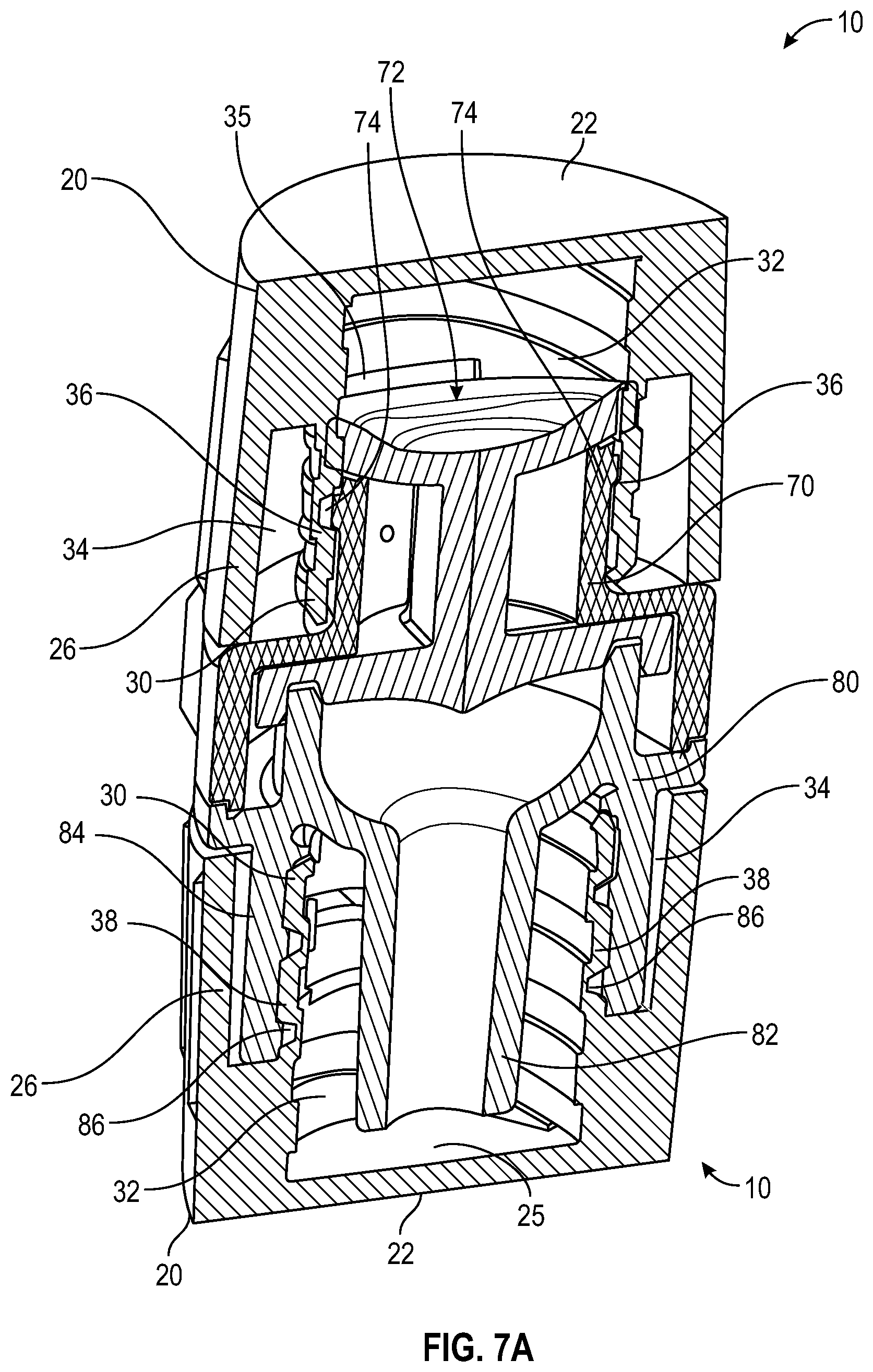 Patent US12098785 Figure 10 – Universal connector or cap for male and female threaded fittings